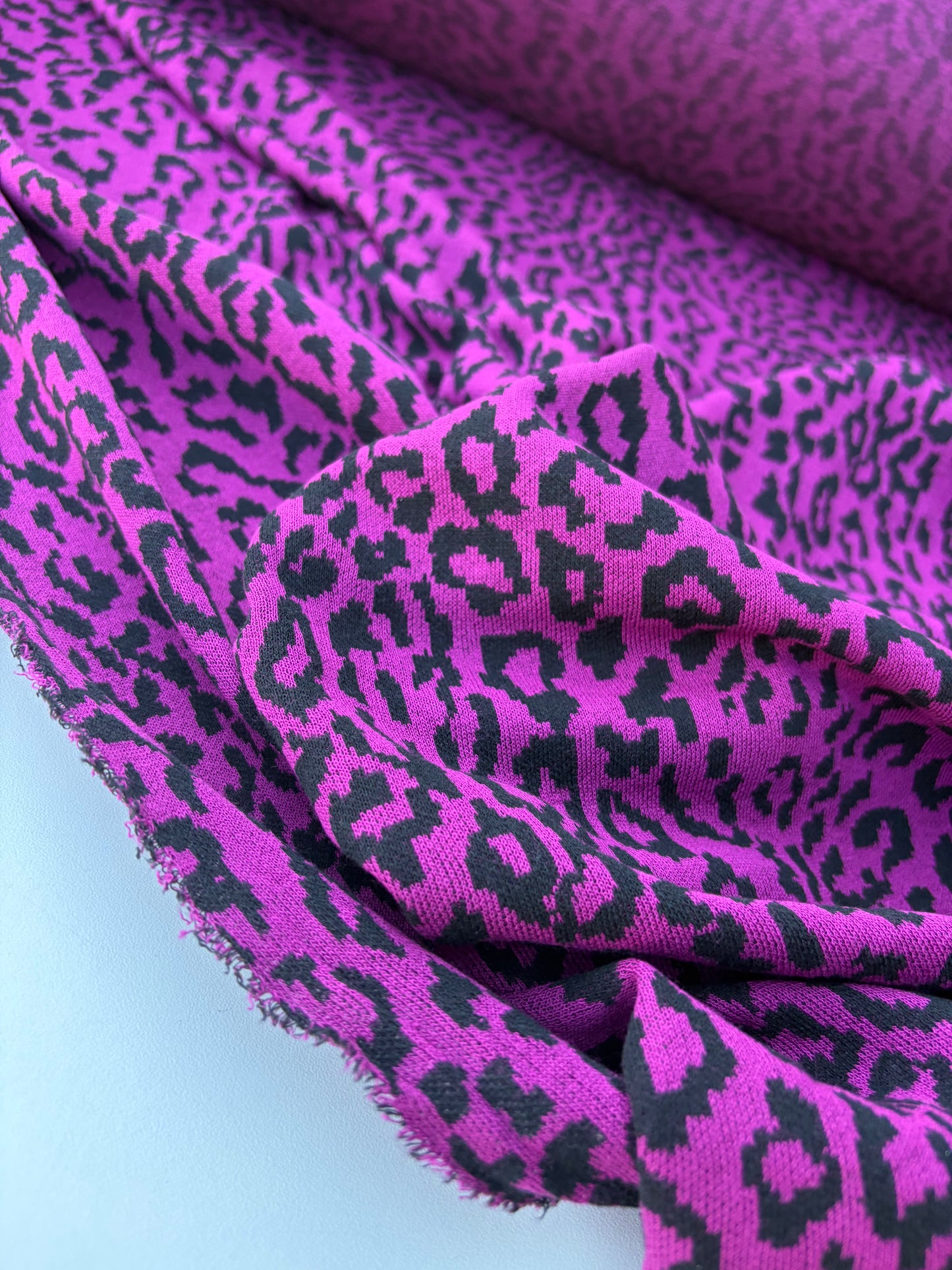 BILLY 013 purple/black  cotton jersey jacquard