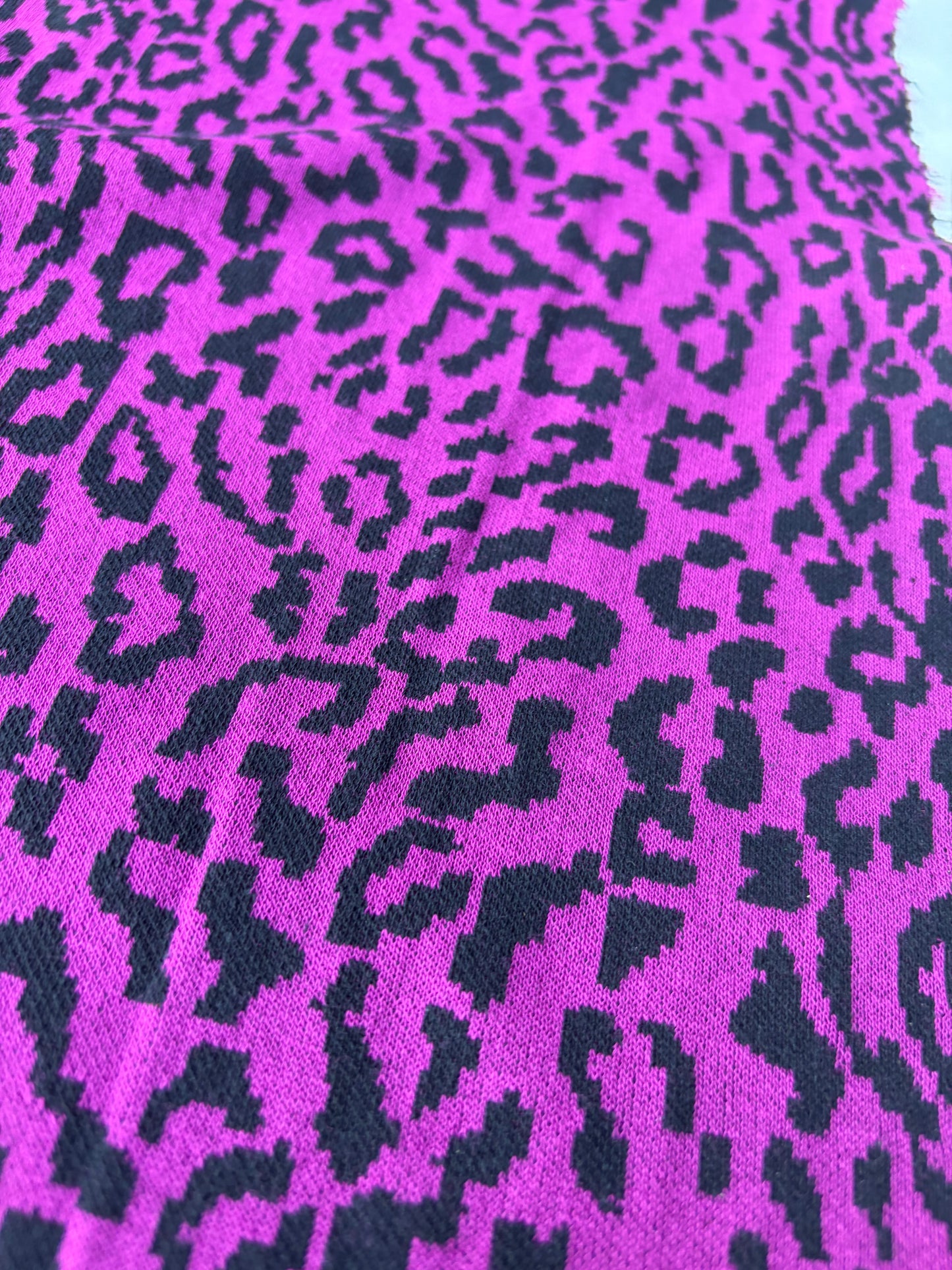 BILLY 013 purple/black  cotton jersey jacquard