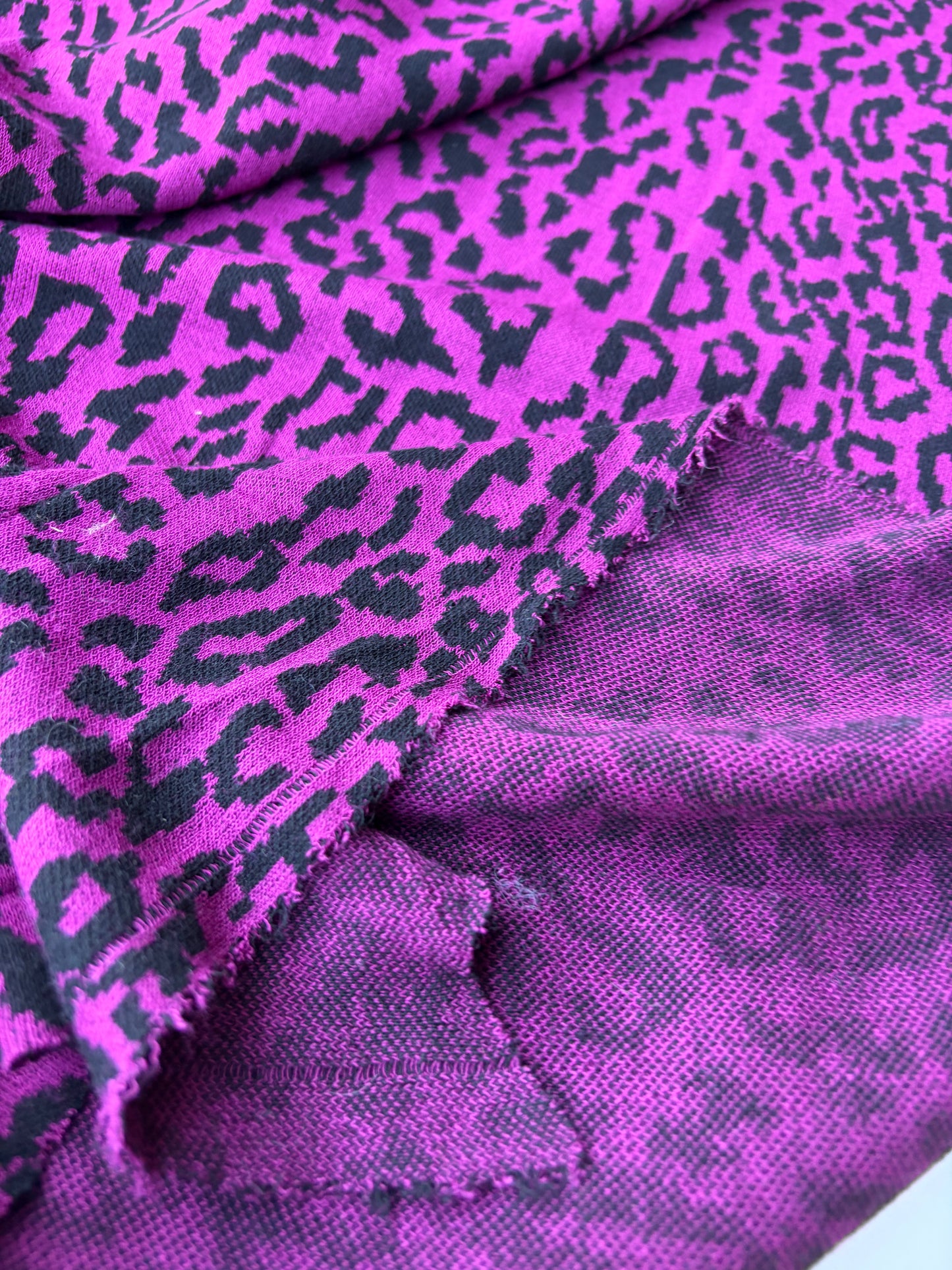 BILLY 013 purple/black  cotton jersey jacquard