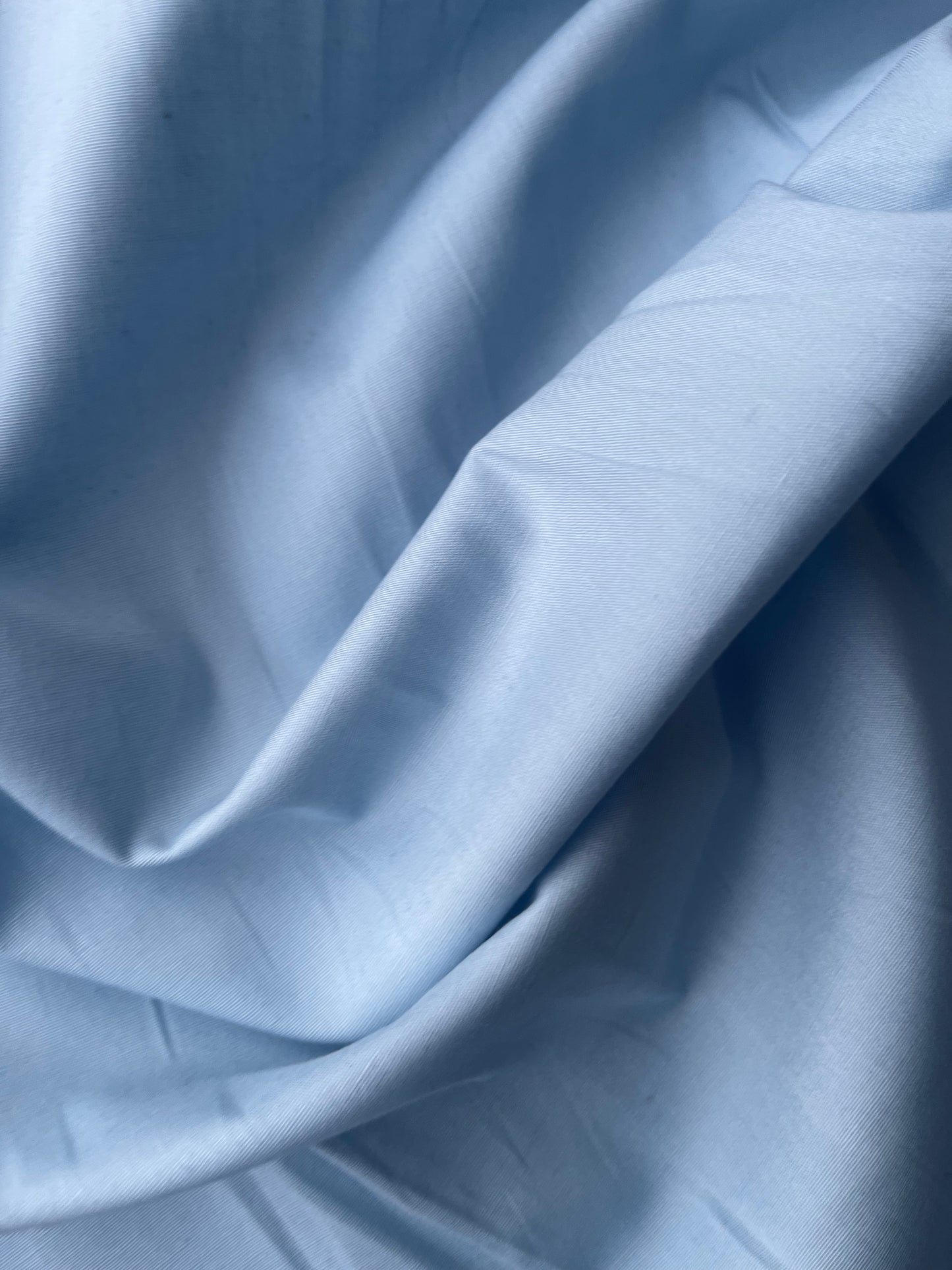 Poplin stretch prestige light blue