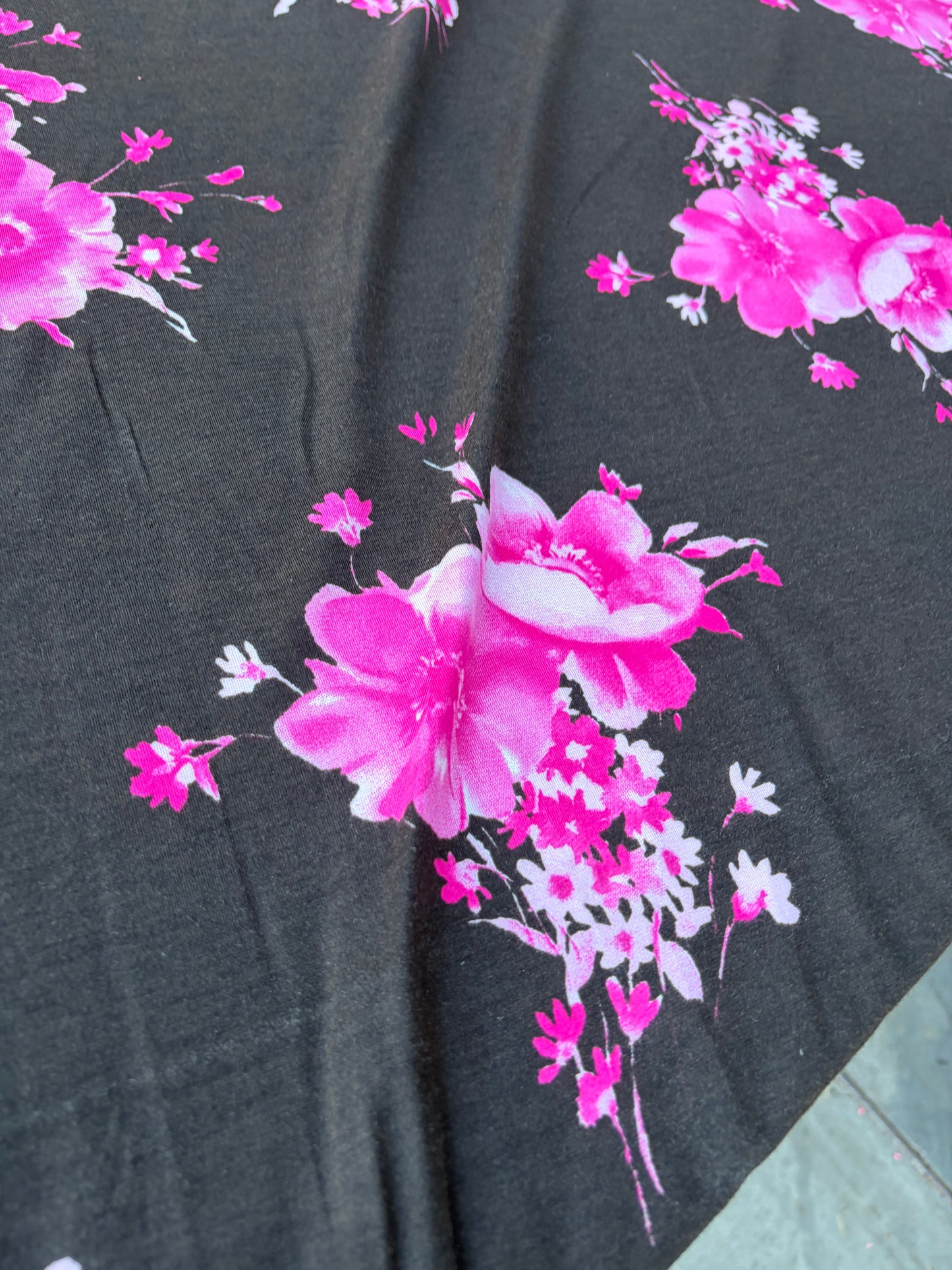 BILLY 015 jersey viscose elasthane flowerprint