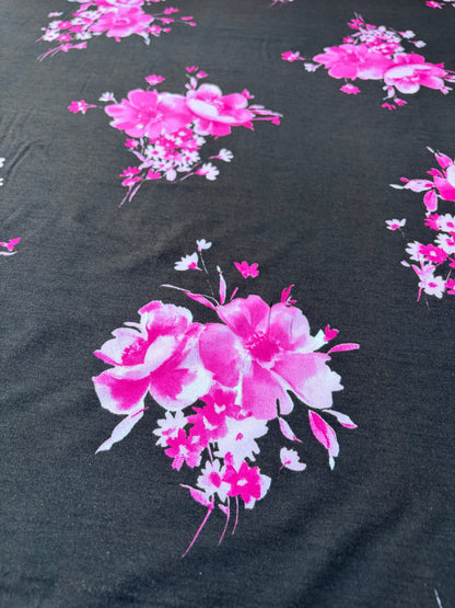 BILLY 015 jersey viscose elasthane flowerprint