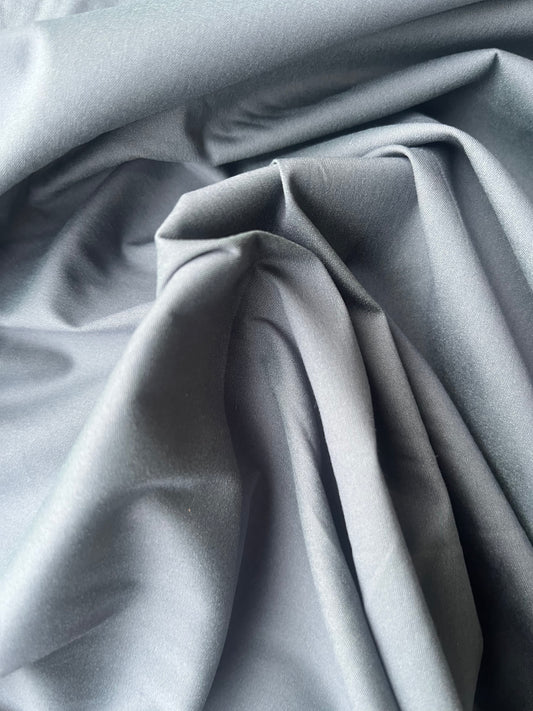 Poplin stretch prestige grey/green