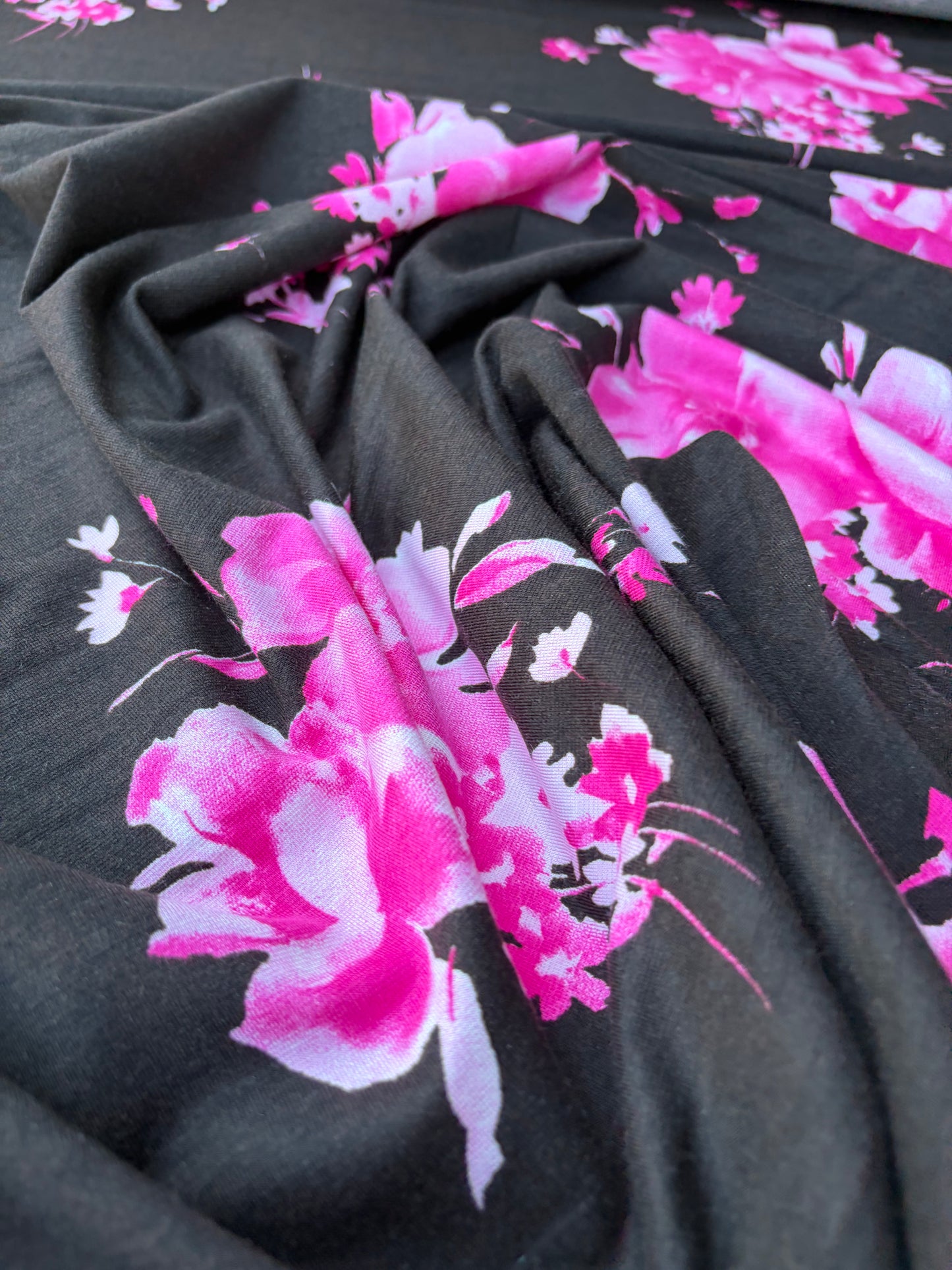 BILLY 015 jersey viscose elasthane flowerprint