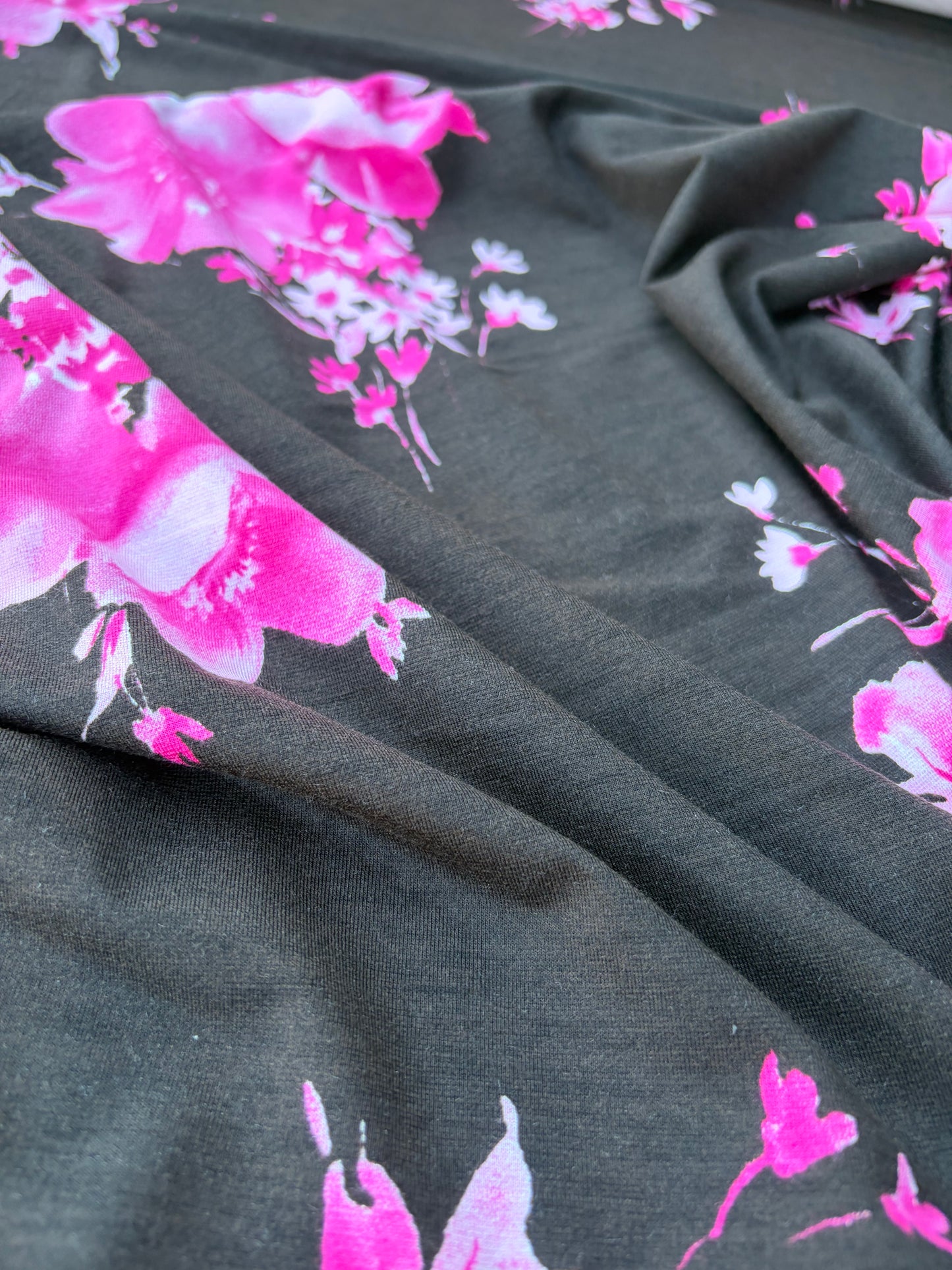 BILLY 015 jersey viscose elasthane flowerprint