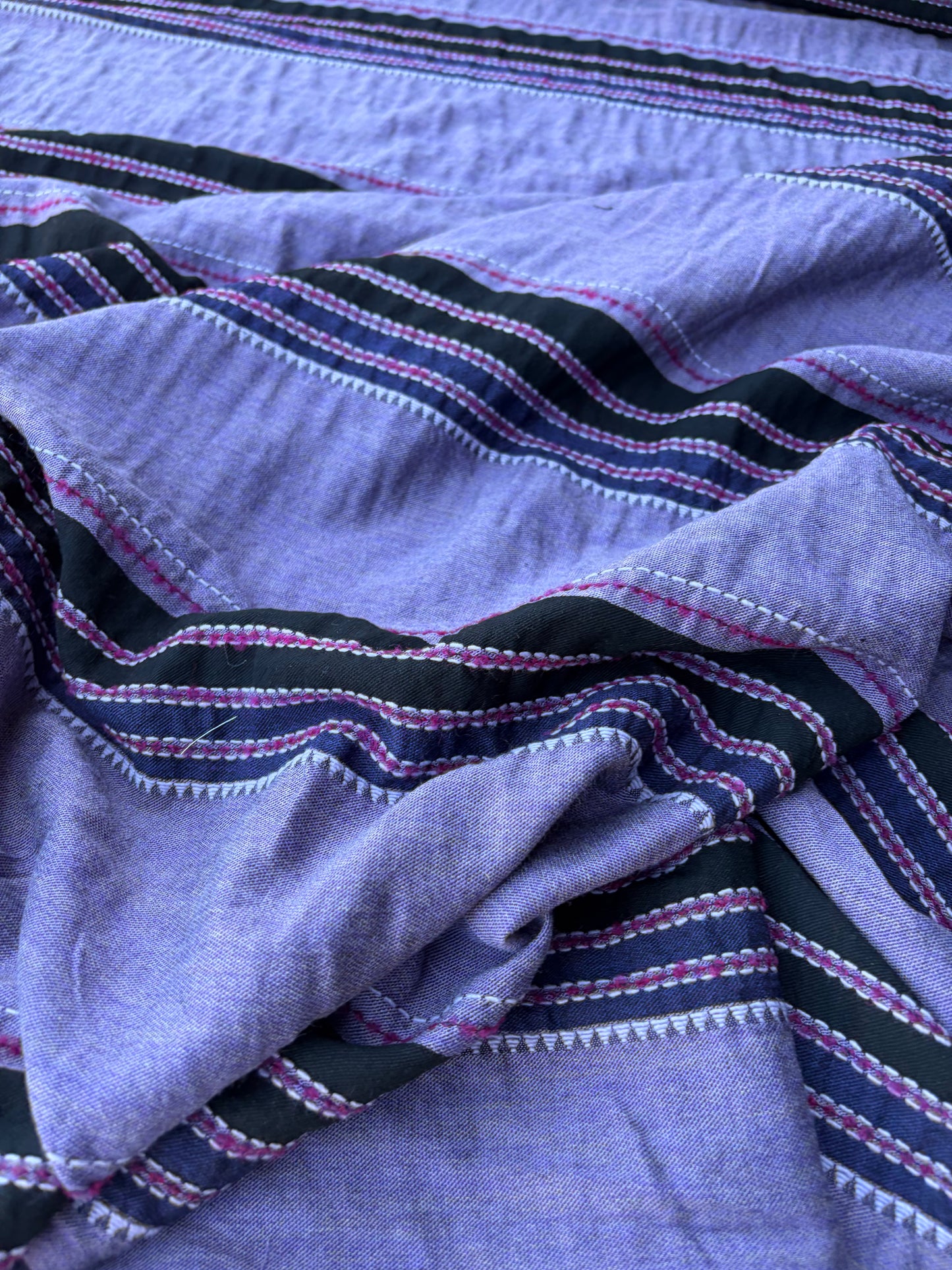BILLY 016 cotton jacquard stripes