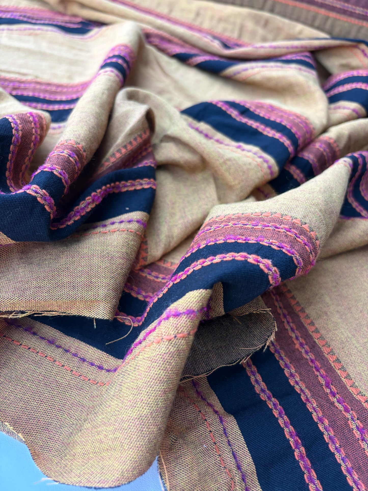 BILLY 017 cotton jacquard stripes