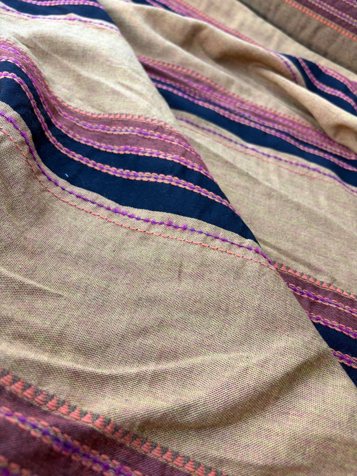 BILLY 017 cotton jacquard stripes