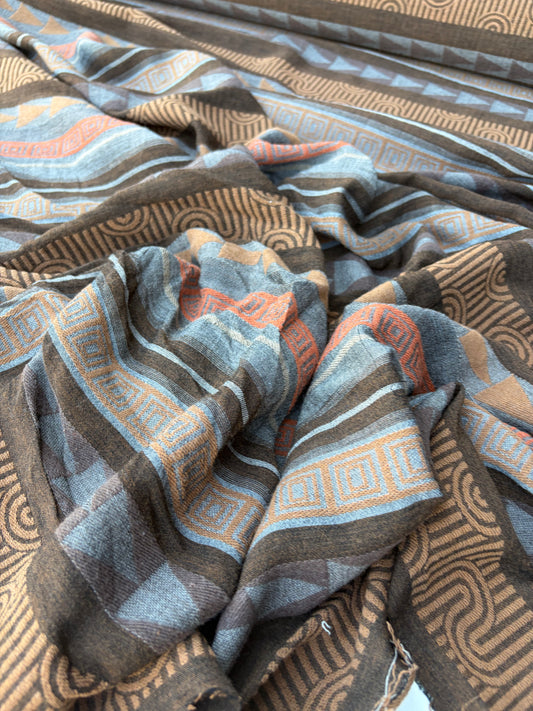 BILLY 018 cotton jacquard stripes