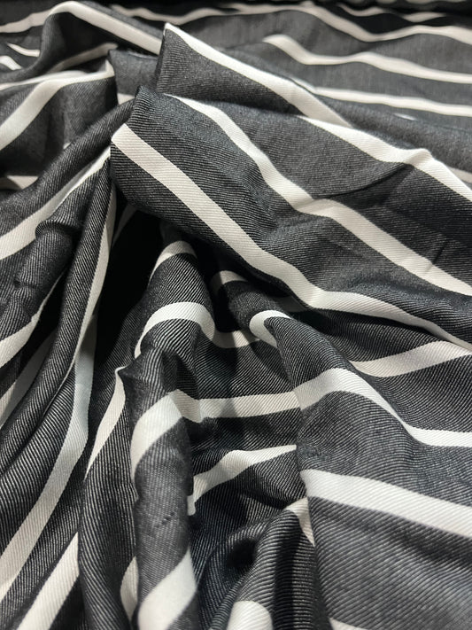 H01 Zorba #02 horizontal stripe with viscose