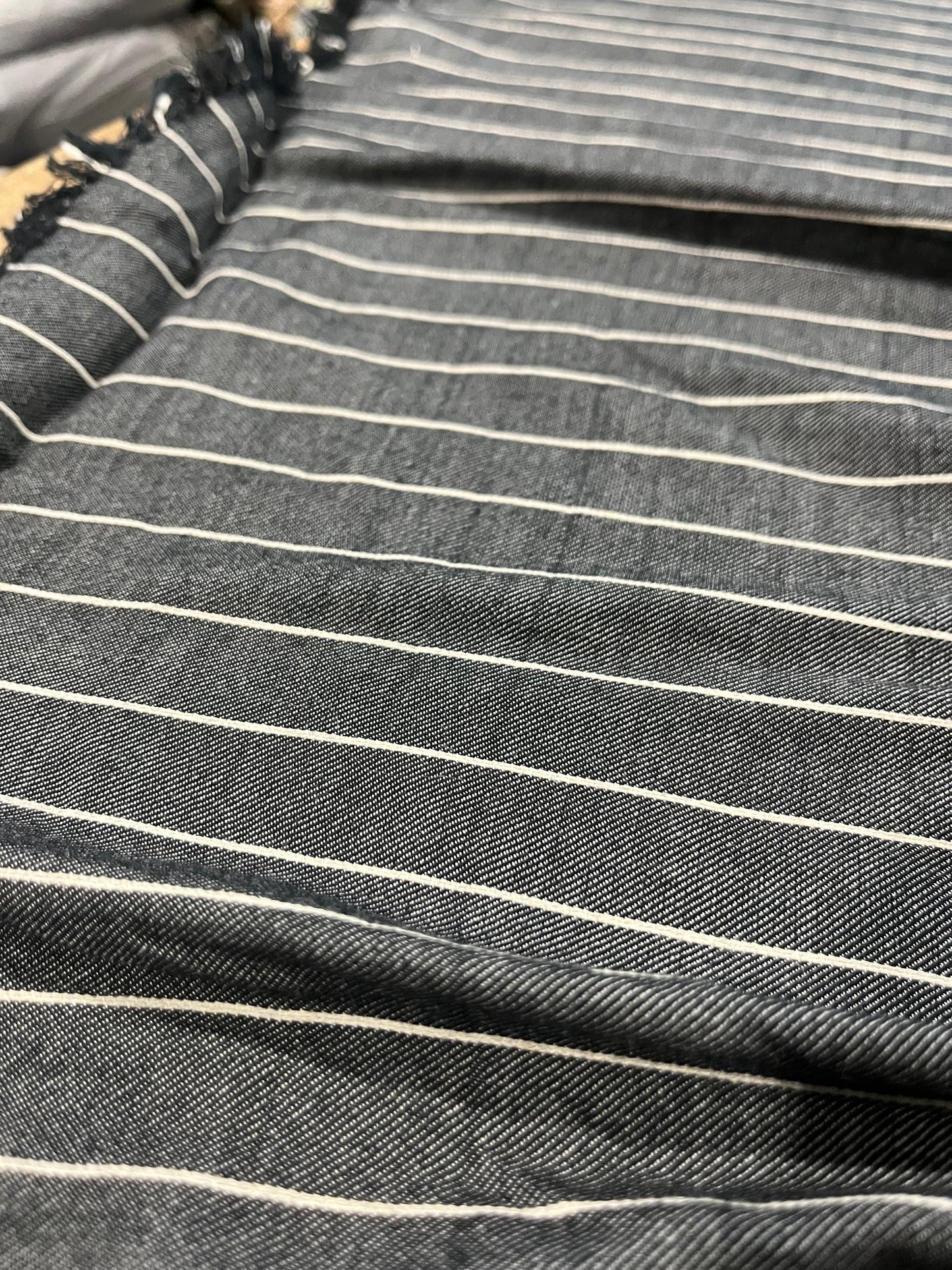 H01 Zorba #04 horizontal stripe cotton linen