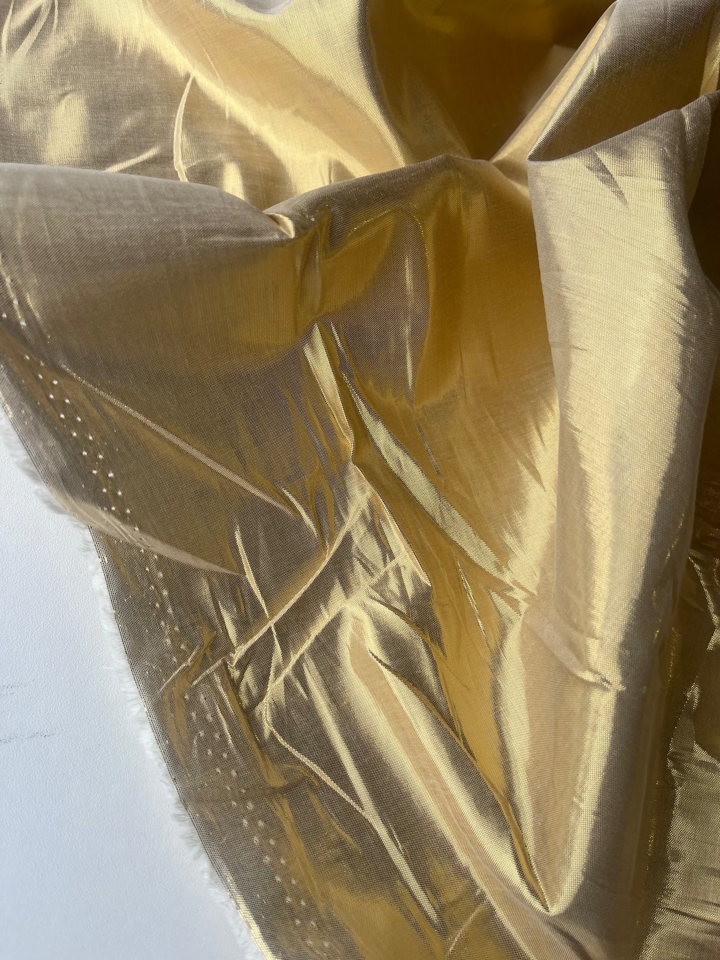 APOLLO 001 voile cotton/metalic gold