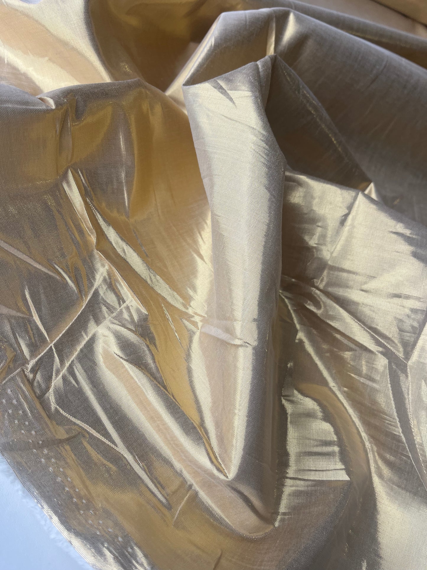 APOLLO 001 voile cotton/metalic gold