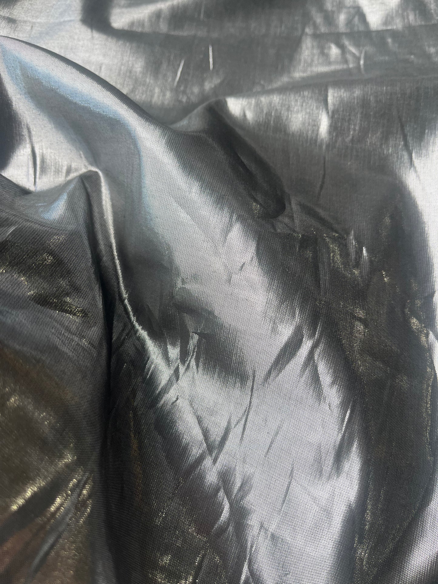 APOLLO 002 voile cotton/metalic silver