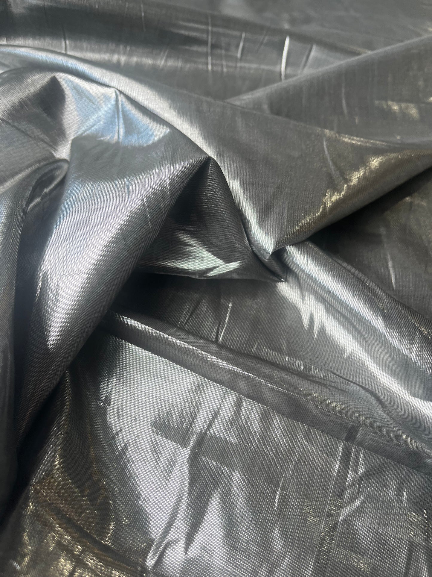 APOLLO 002 voile cotton/metalic silver