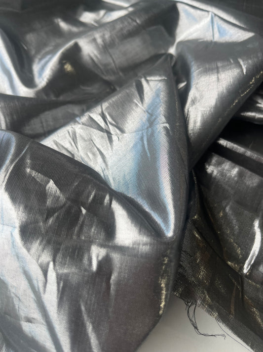 APOLLO 002 voile cotton/metalic silver