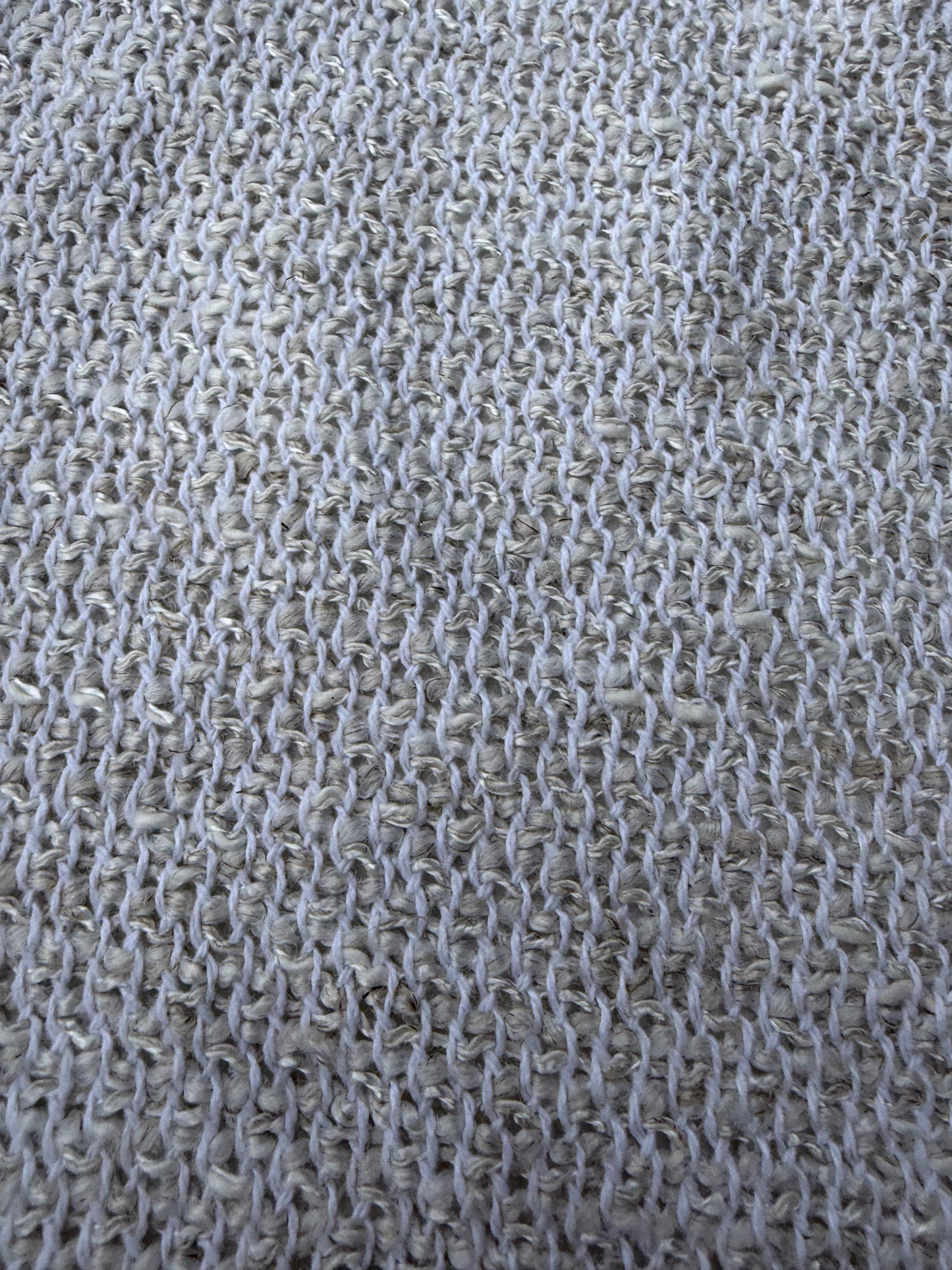 FREDO 004 cotton tweed Chanel style white/silver