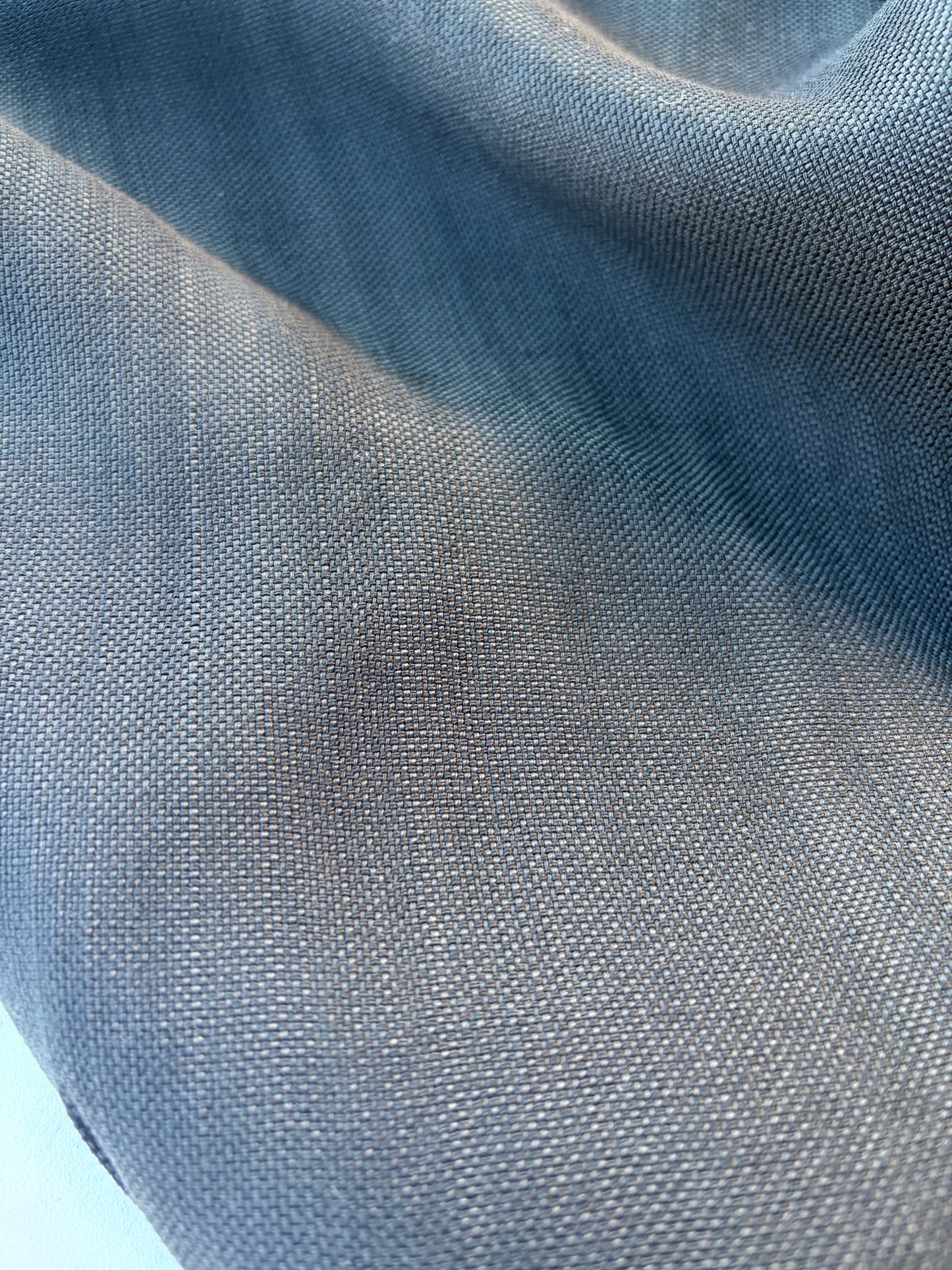 LORO 015 striped black panama weaving wool