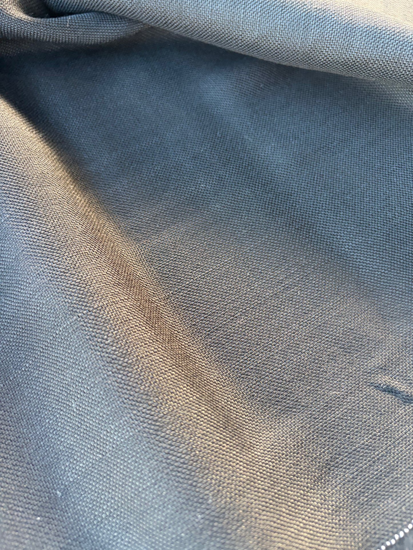 LORO 015 striped black panama weaving wool