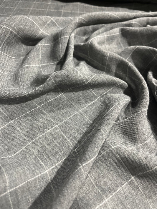 KEIRA 018 viscose/wool  check