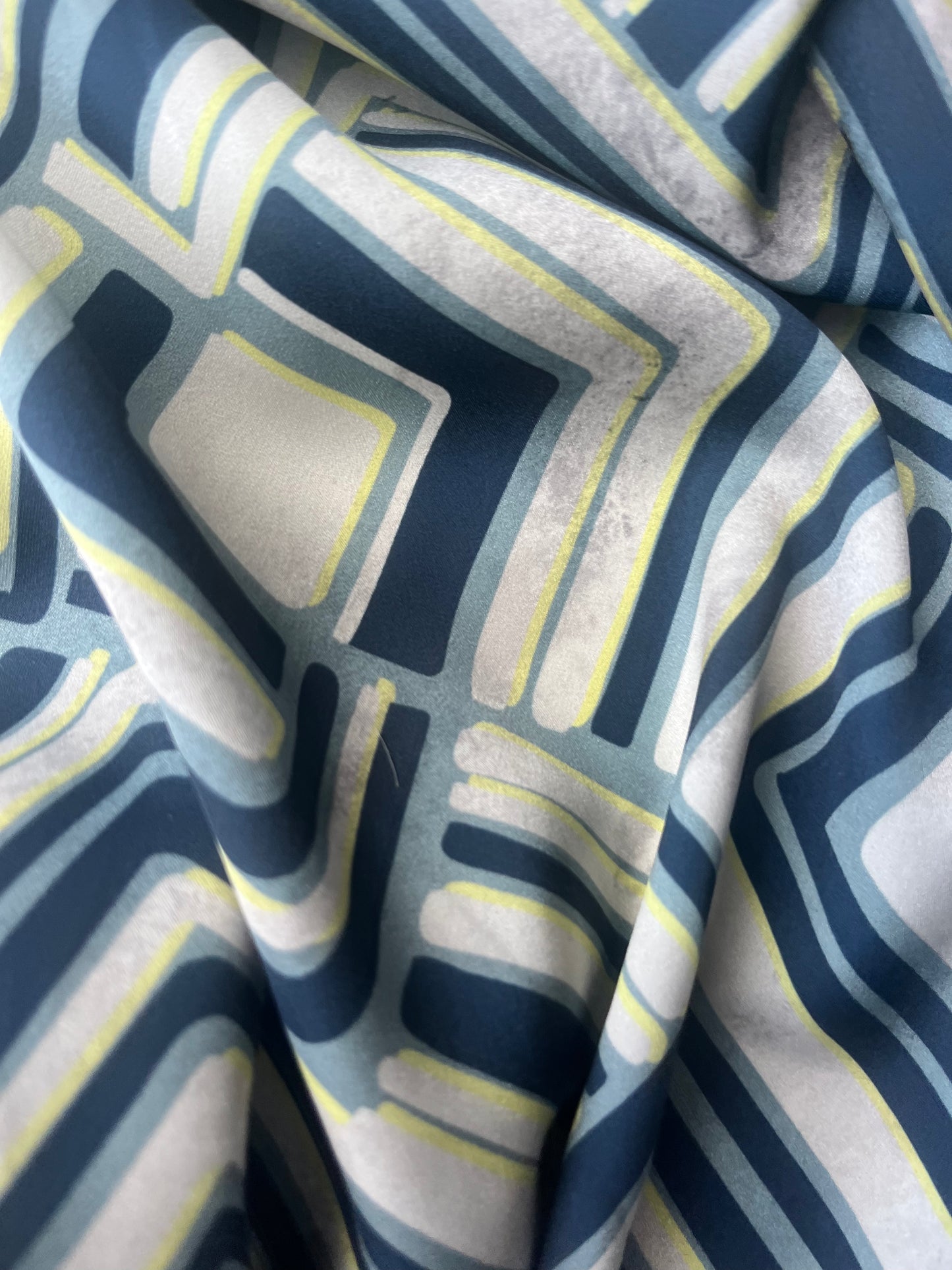APOLLO 006 silky satin African geometric tiles