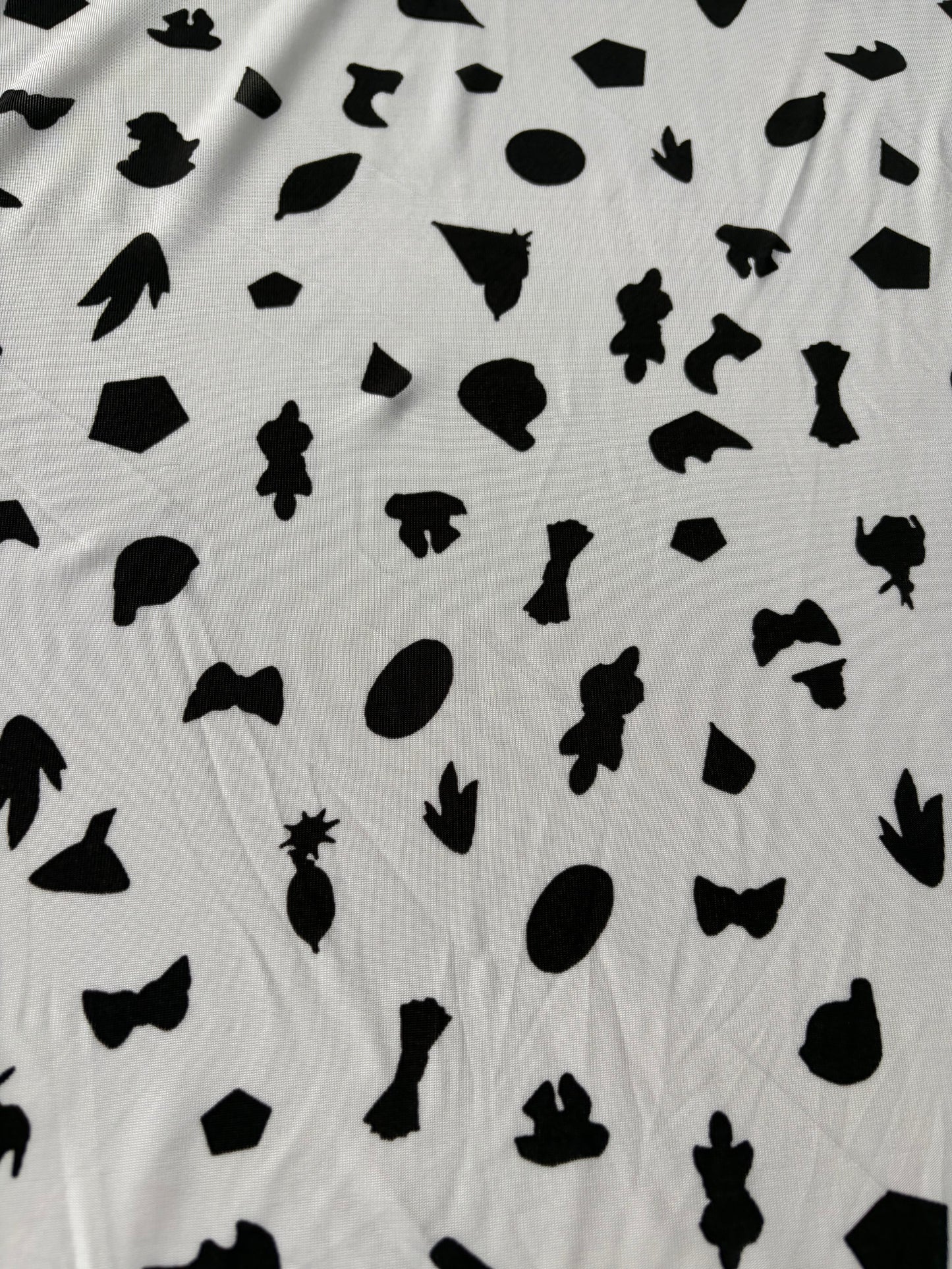 FREDO 008 travel jersey black/white print
