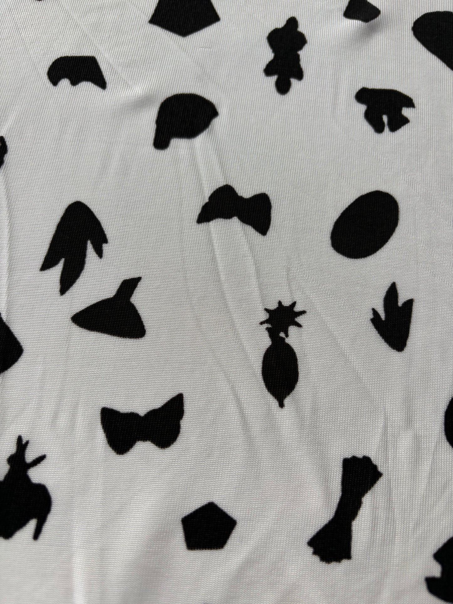 FREDO 008 travel jersey black/white print