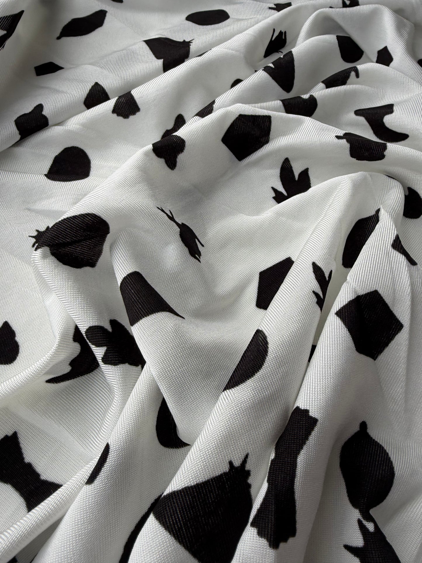 FREDO 008 travel jersey black/white print