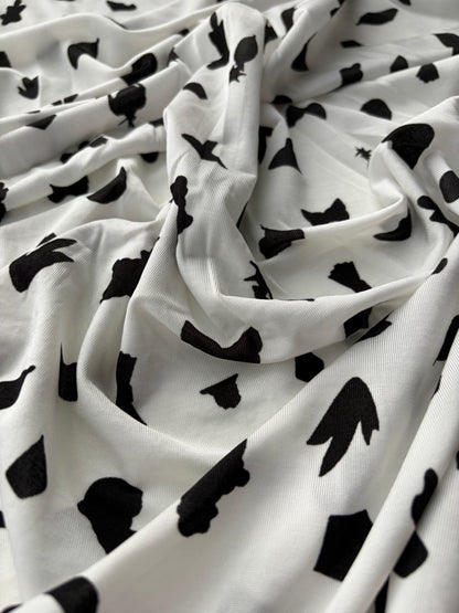 PC FREDO 008 travel jersey black/white print