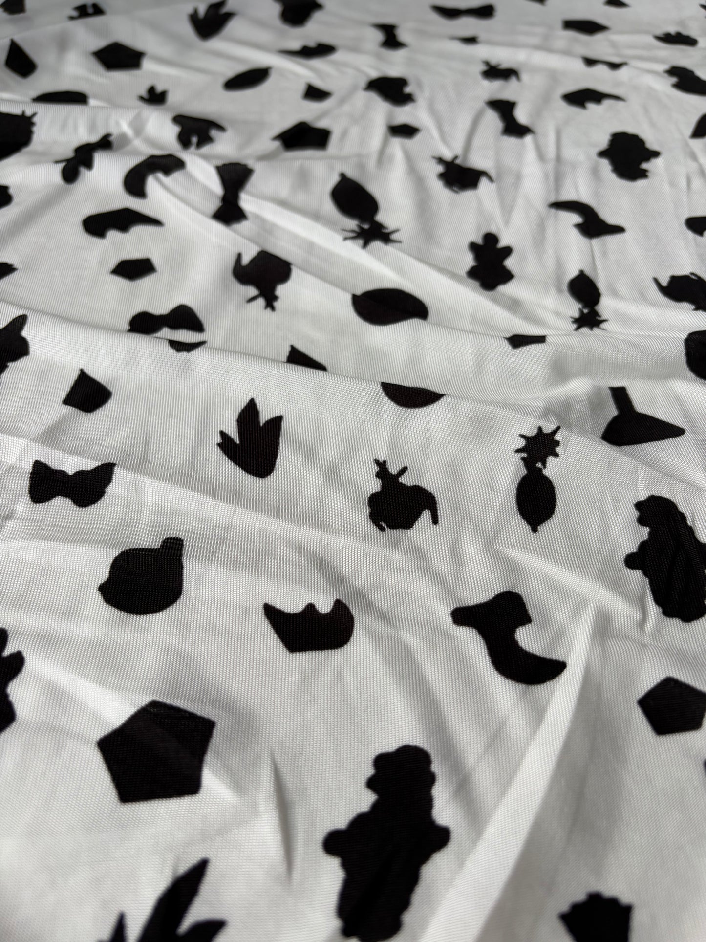 FREDO 008 travel jersey black/white print
