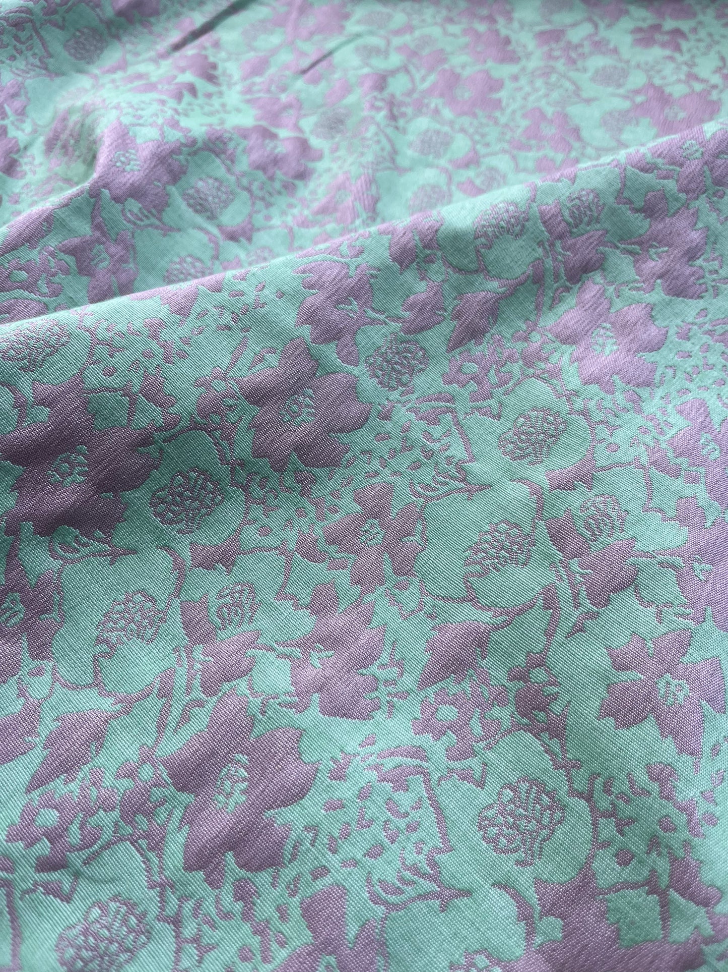 Jacques 013 cotton stretch jacquard green/soft pink