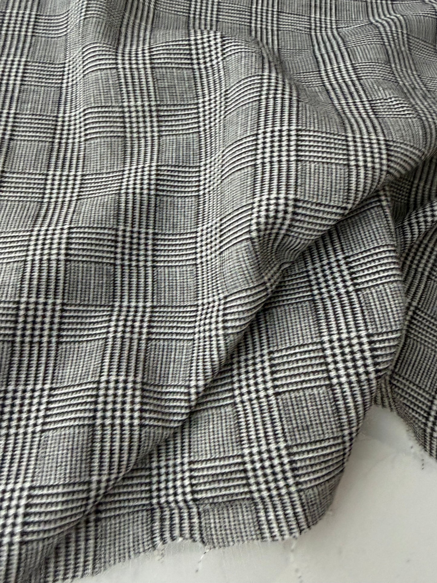 FREDO 009 cotton gaze Prince of Wales print