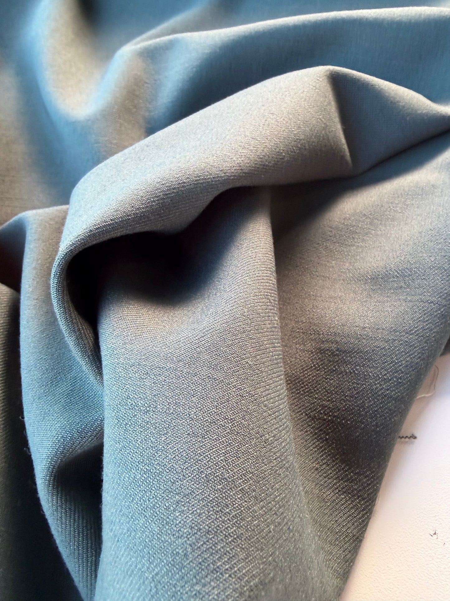 LORO 020 forest green twill wool bi-stretch