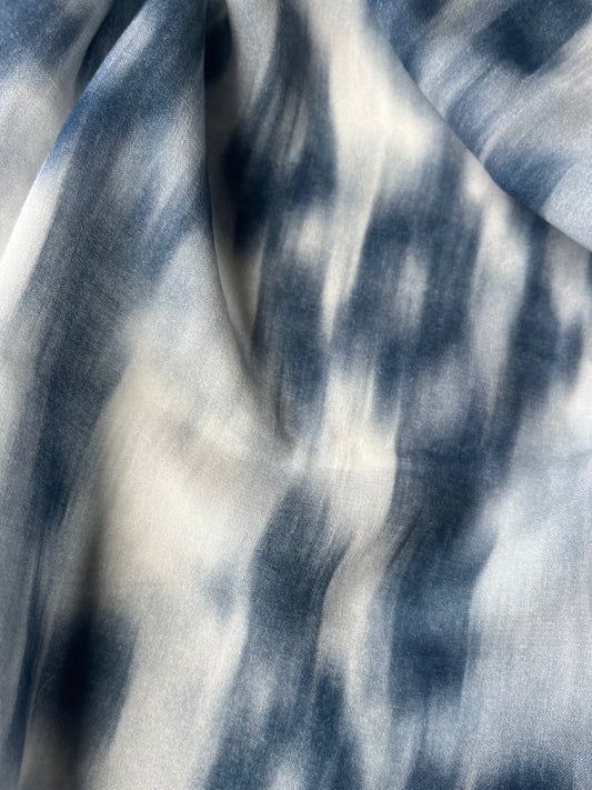 APOLLO 012 cotton gauze fine tie-dye print