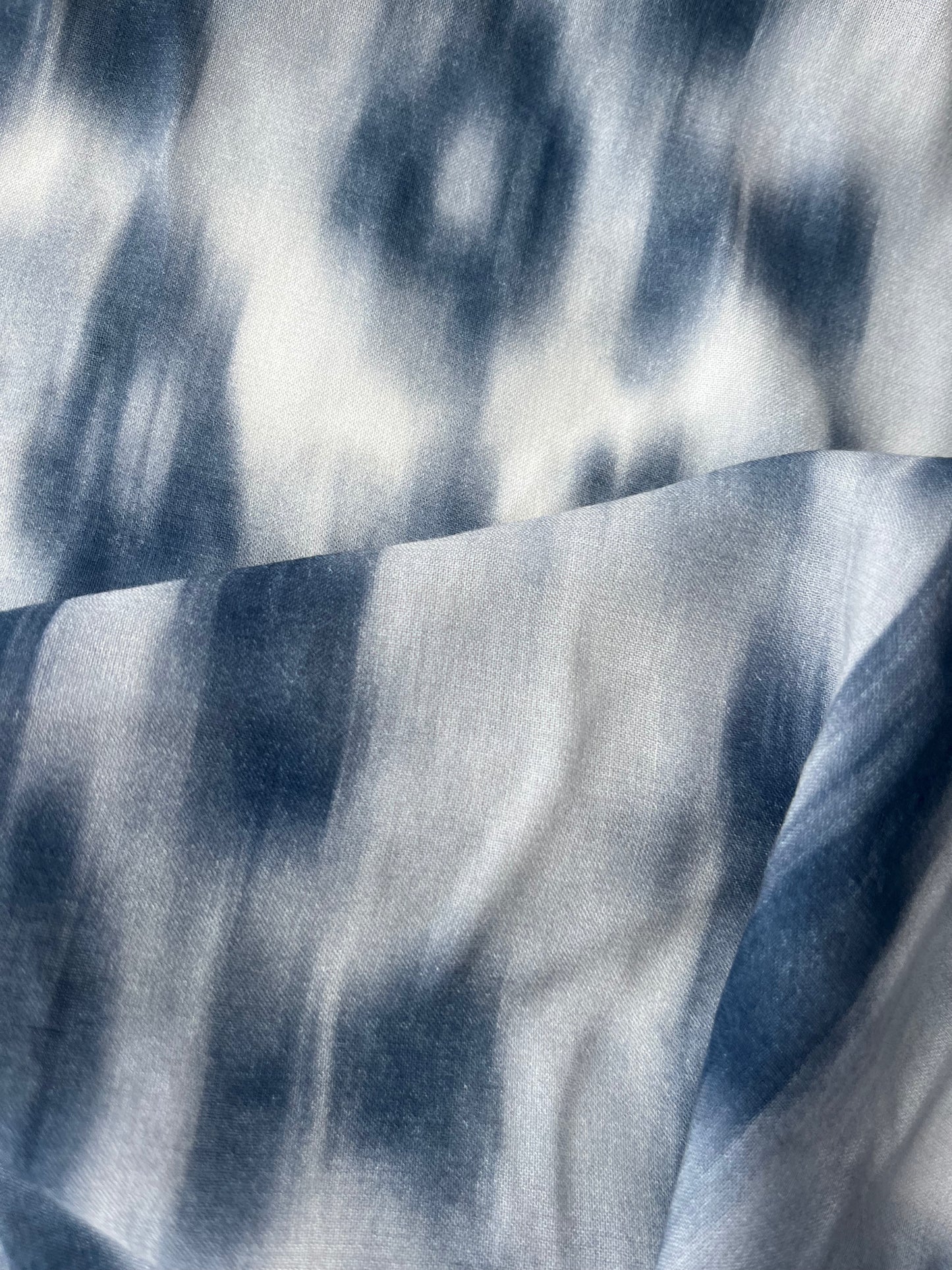 APOLLO 012 cotton gauze fine tie-dye print