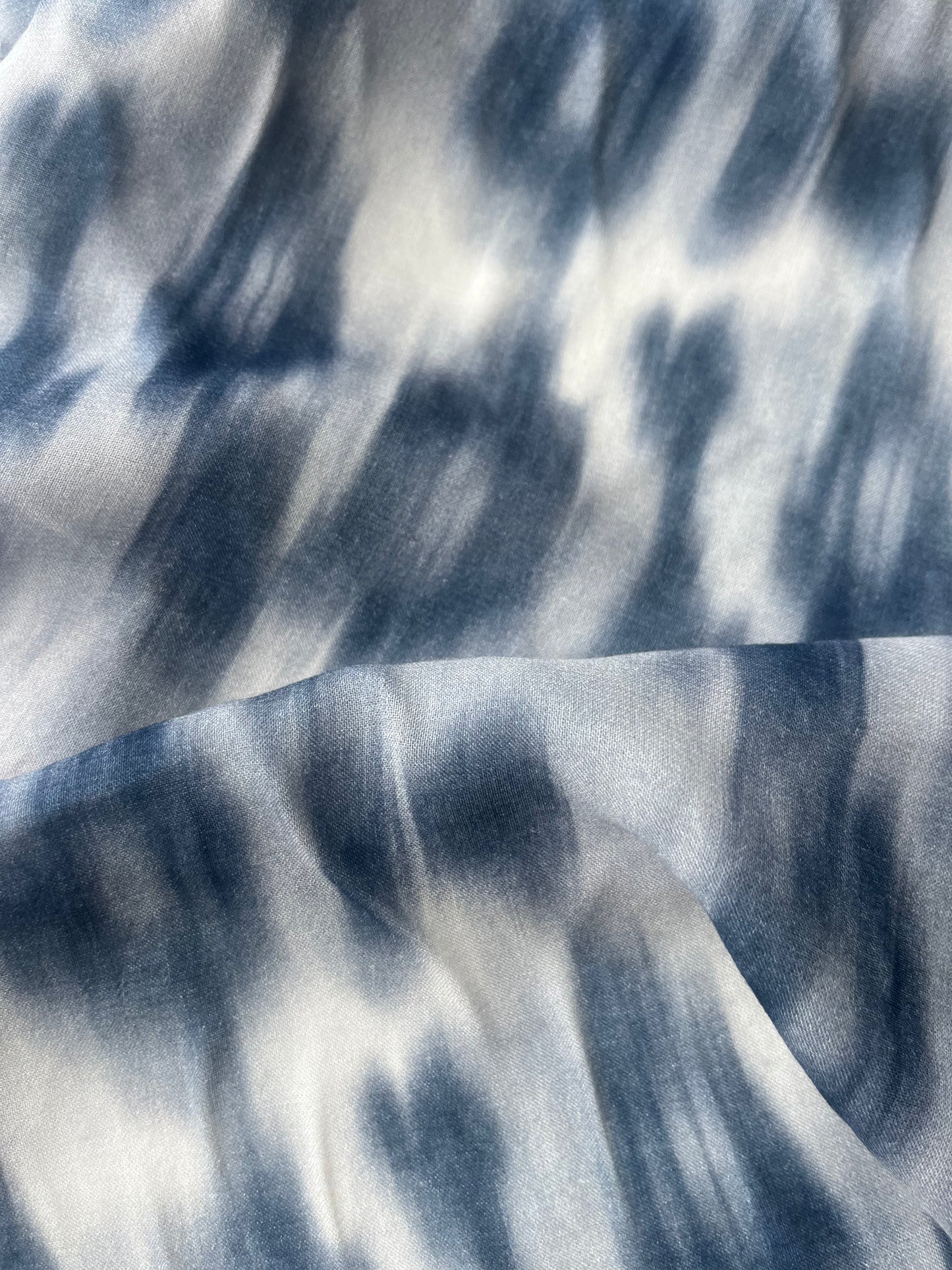 APOLLO 012 cotton gauze fine tie-dye print