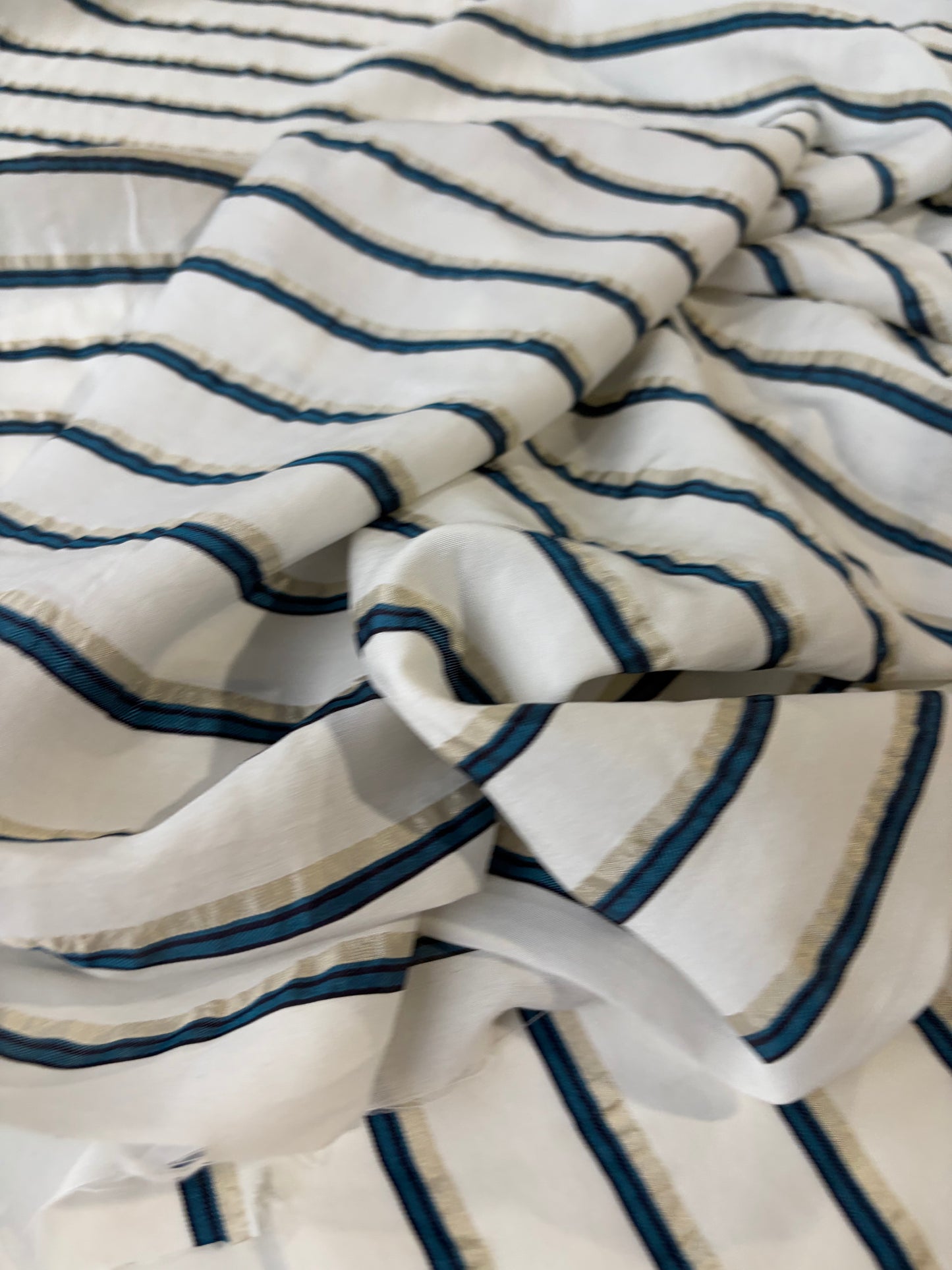 FREDO 013 viscose silk stripes