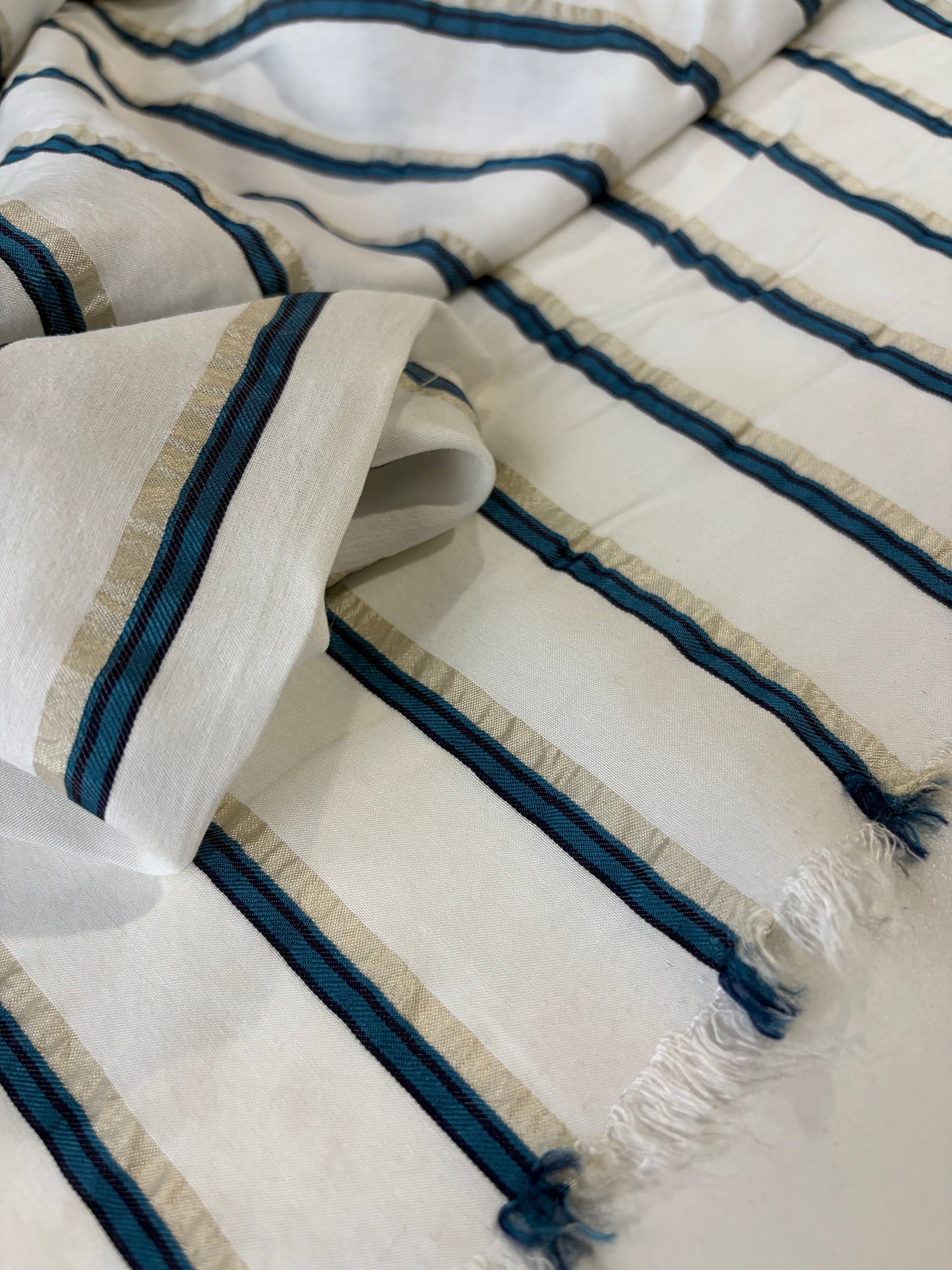 FREDO 013 viscose silk stripes