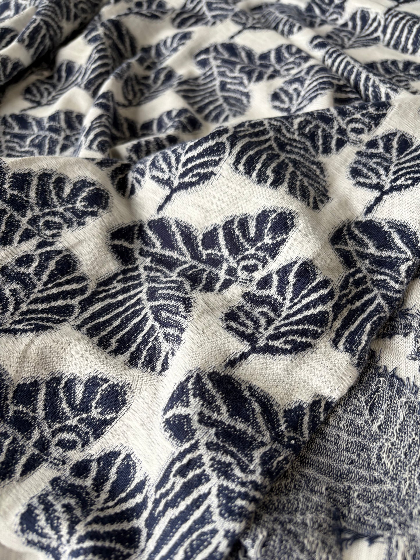 FREDO 015 jersey jacquard navy/white