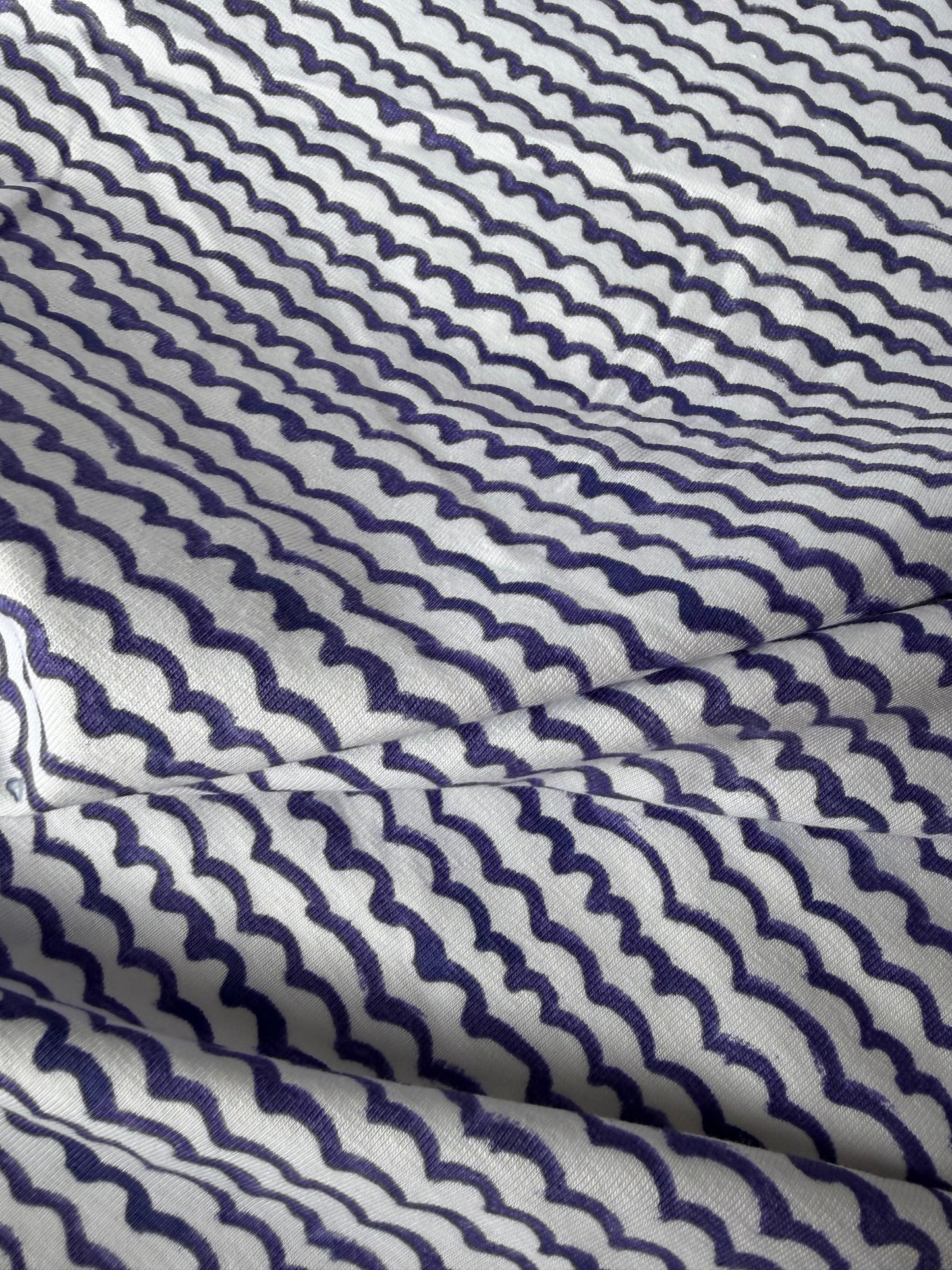 FREDO 016 jersey viscose indigo waves