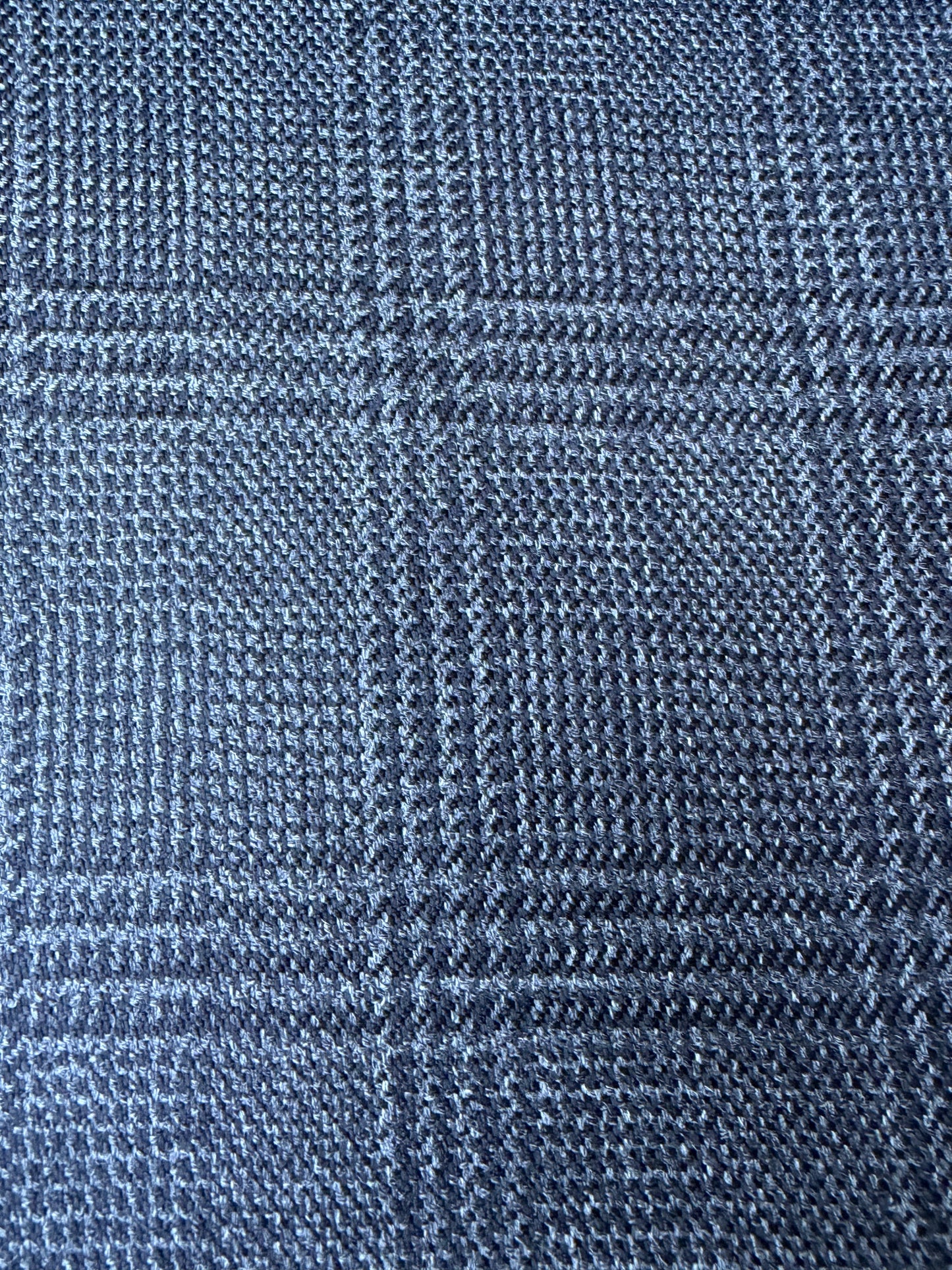 LORO 026 black/grey Prince of Wales wool stretch