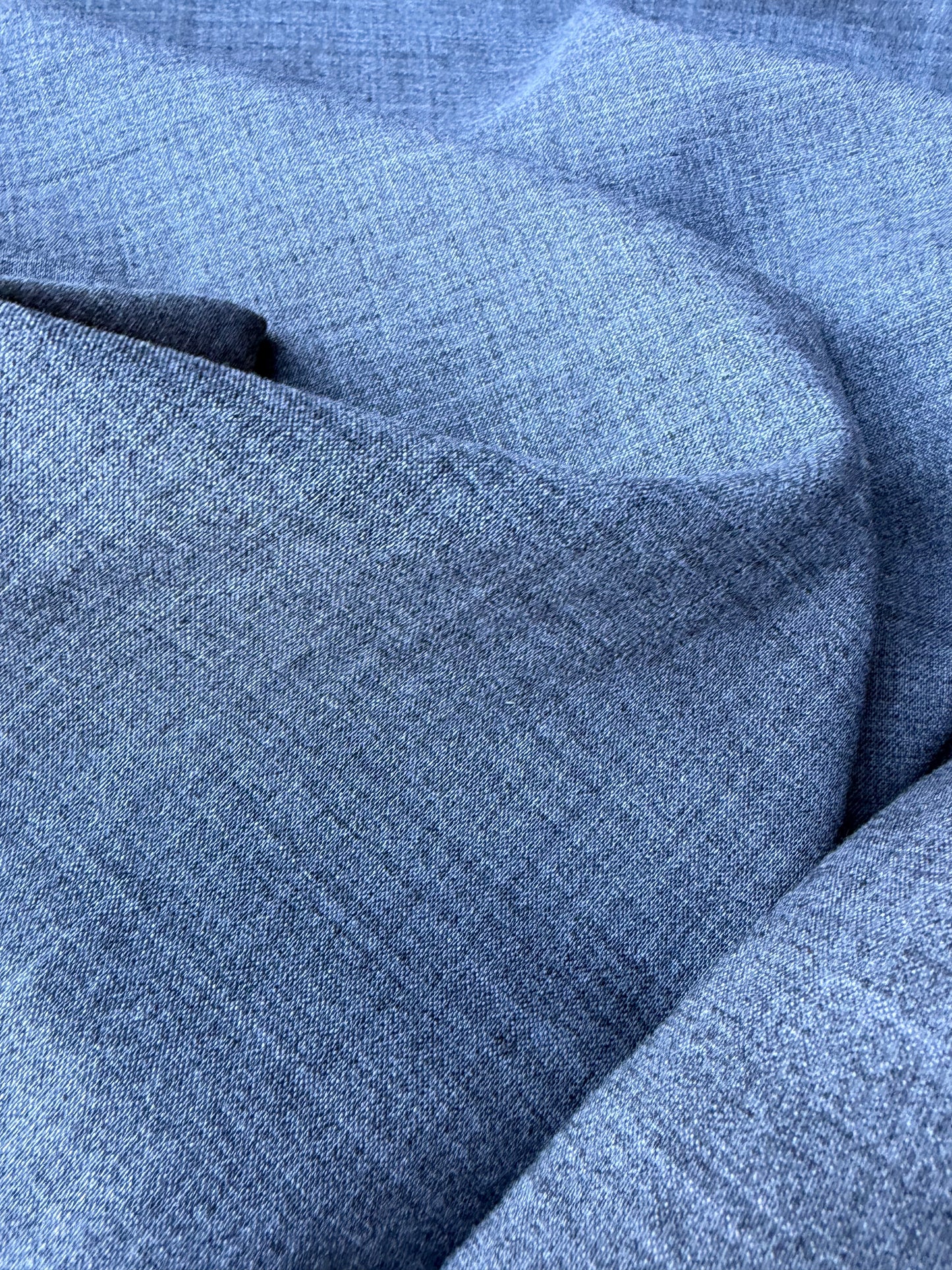LORO 029 grey mélange toile wool stretch