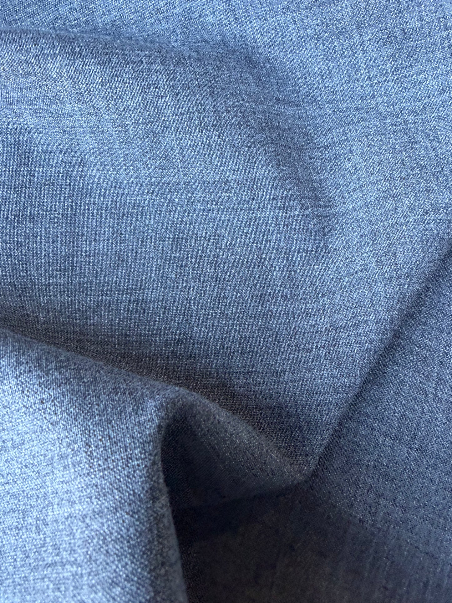 LORO 029 grey mélange toile wool stretch