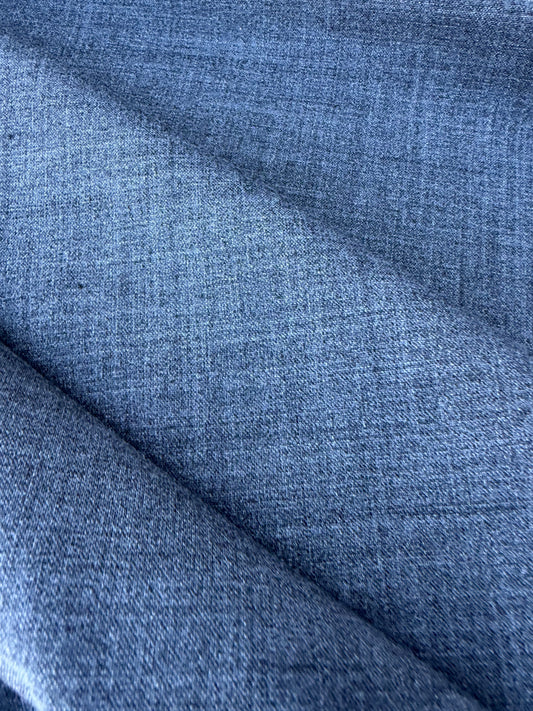 LORO 029 grey mélange toile wool stretch