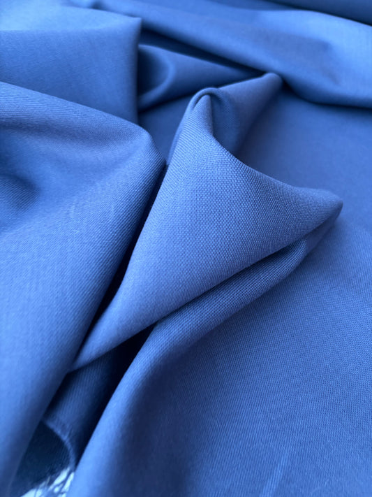 LORO 031 indigo panama weaving wool stretch