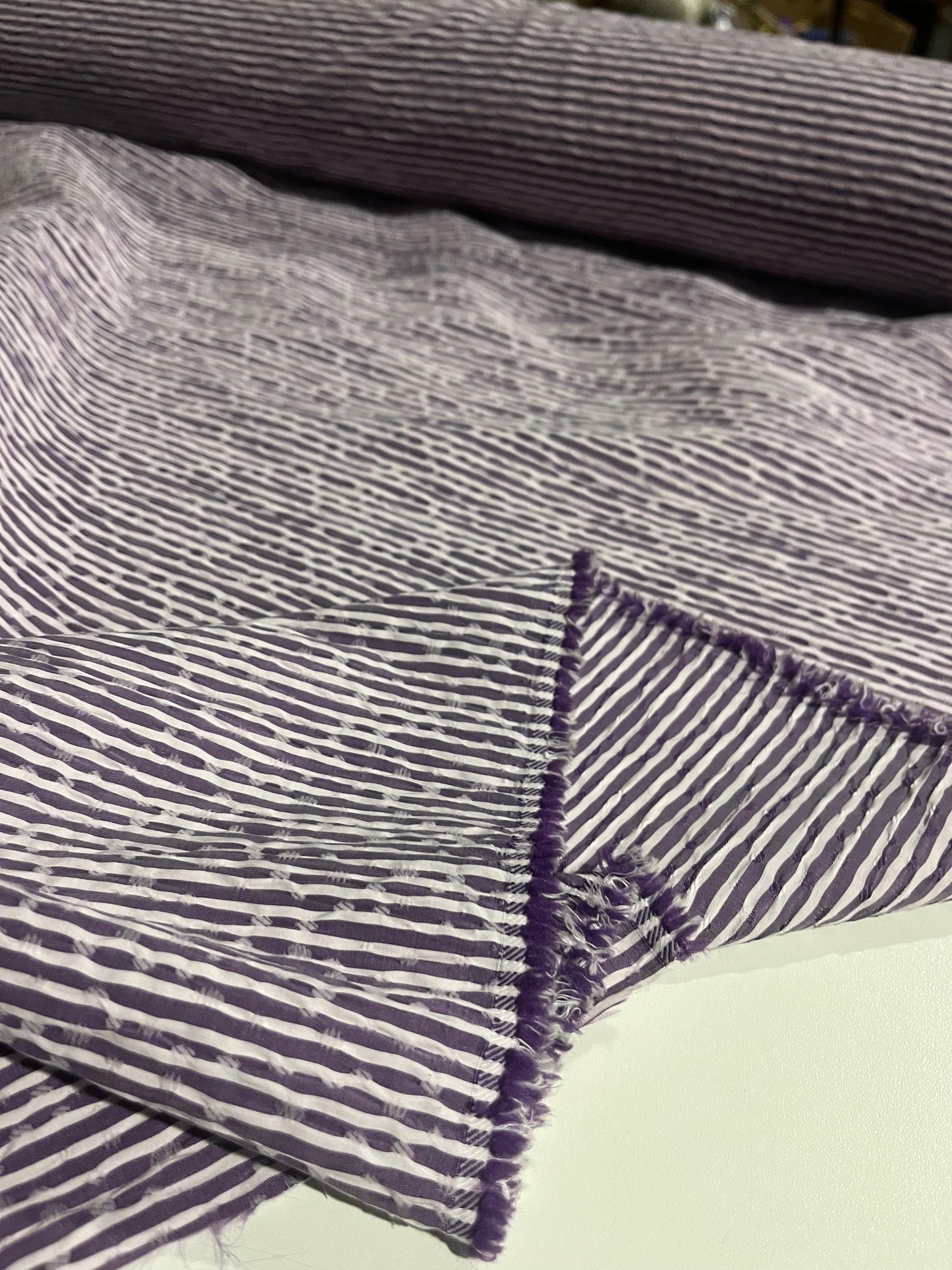 KEIRA 036 viscose stretch woven stripes