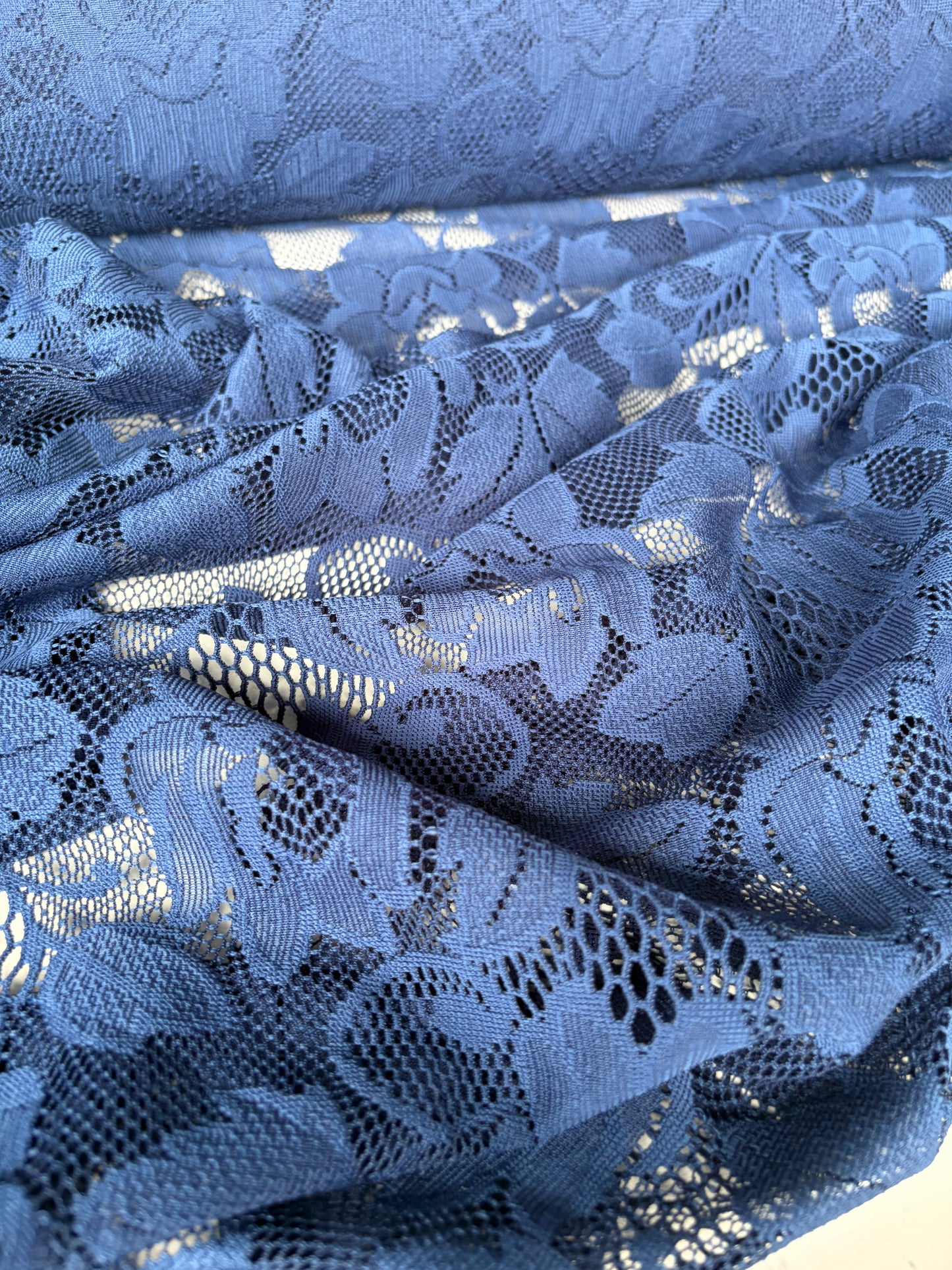 FREDO 024 cotton lace dark blue