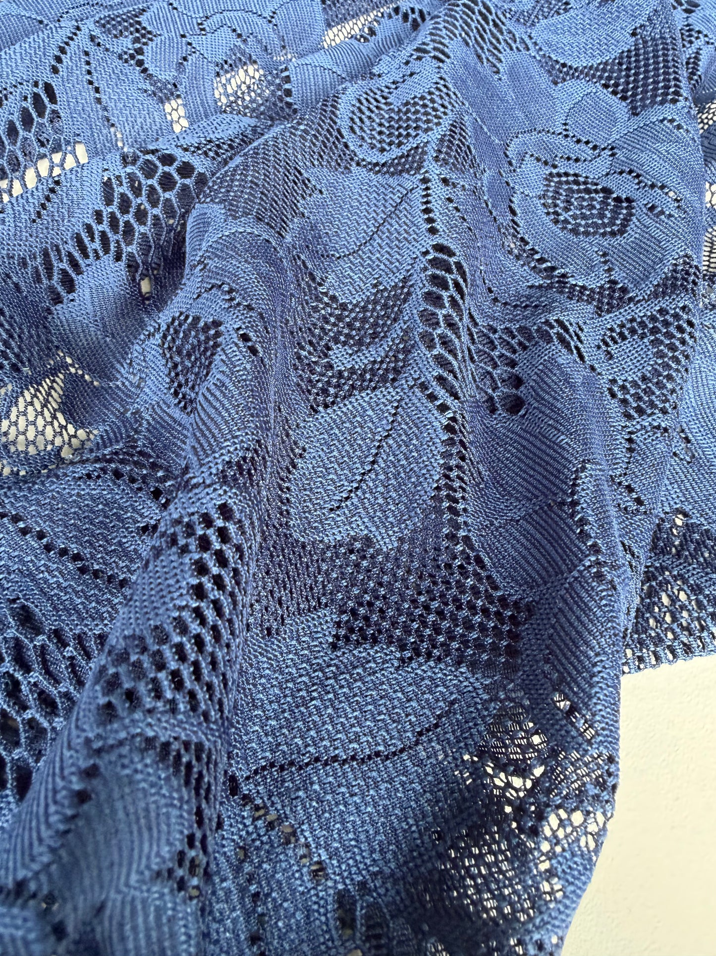 FREDO 024 cotton lace dark blue