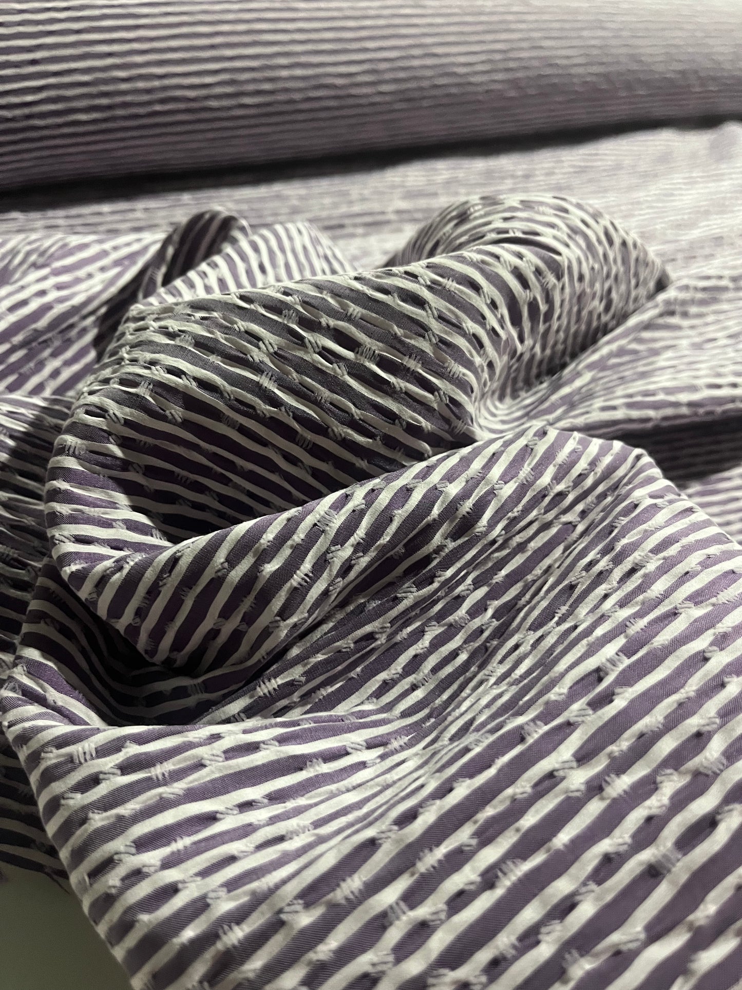 KEIRA 036 viscose stretch woven stripes