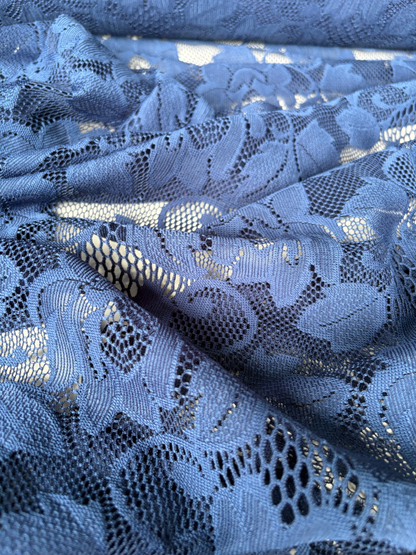 FREDO 024 cotton lace dark blue